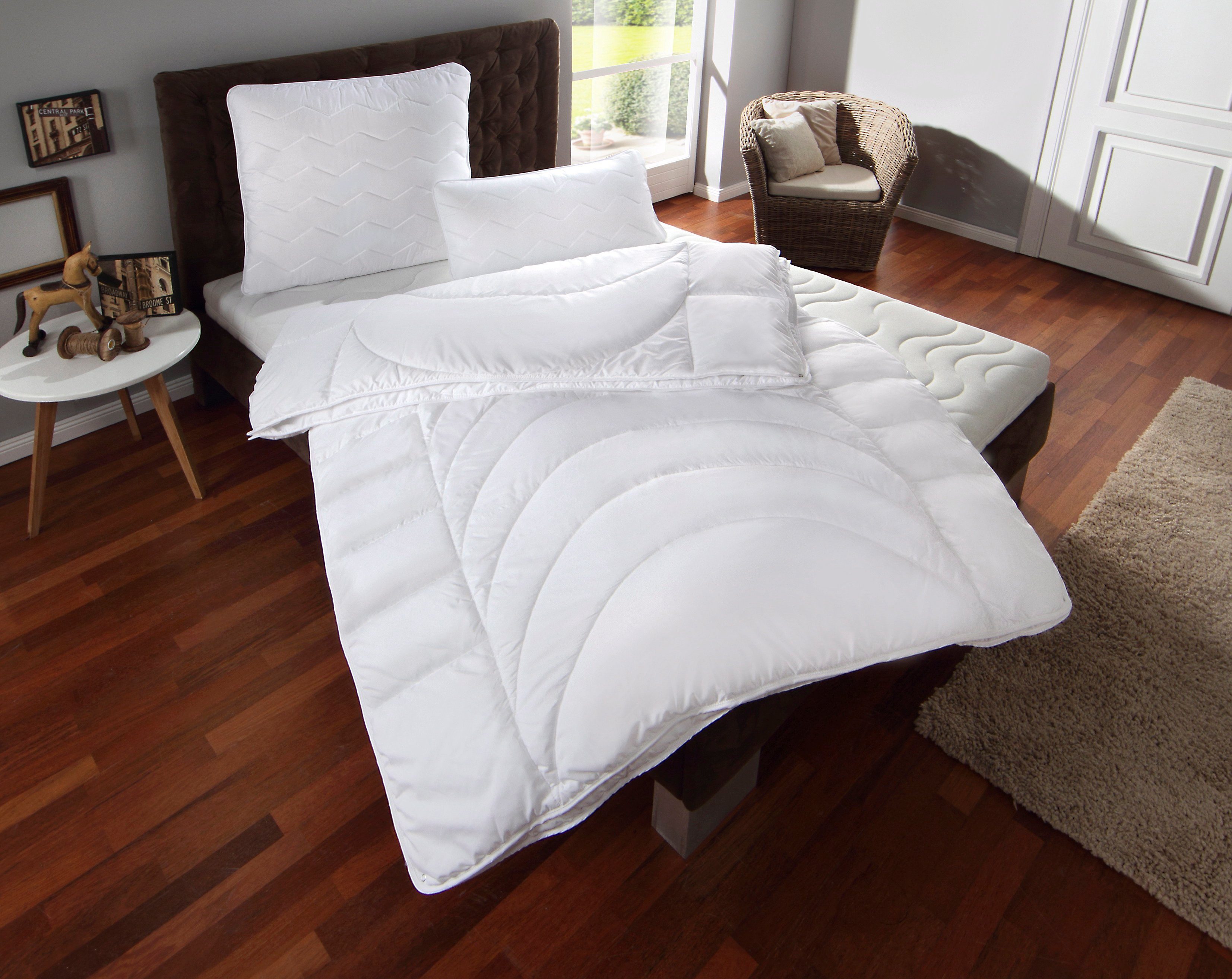 OTTO home Microfaserbettdecke Mondschein, Bettdecke 135x200 cm, 155x220 cm, günstig online kaufen