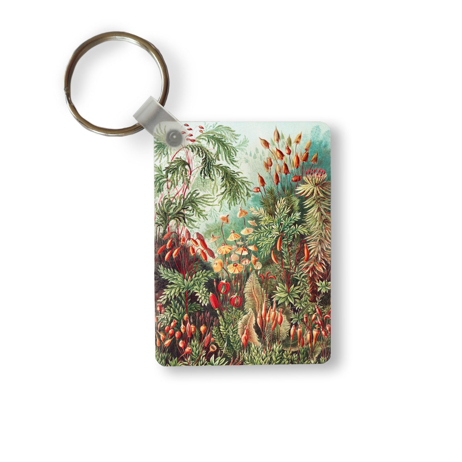 Schlüsselanhänger Blumen - Kunst - Vintage - Natur - Botanisch
