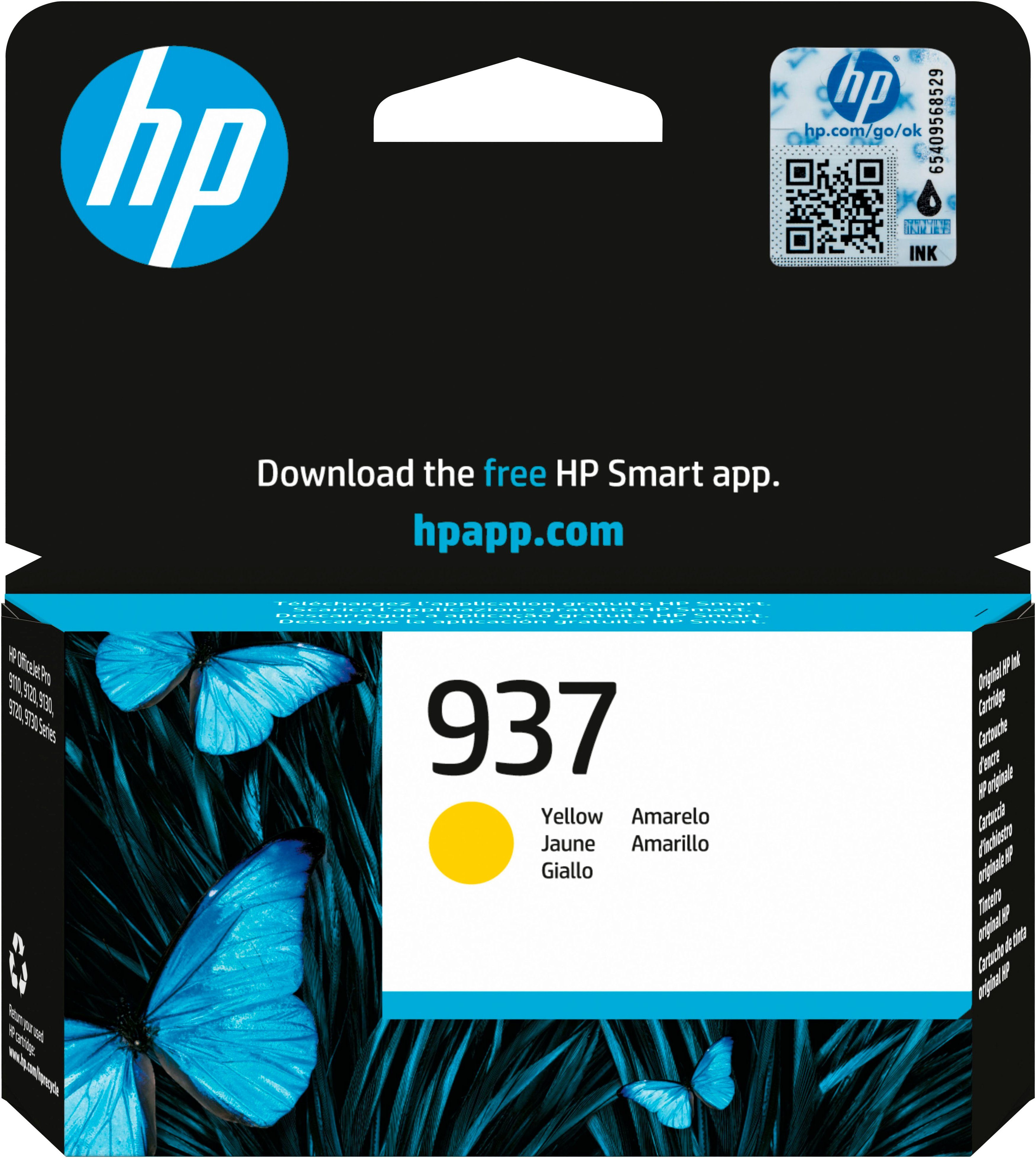 HP 937 Gelb Original Ink Cartridge Tintenpatrone