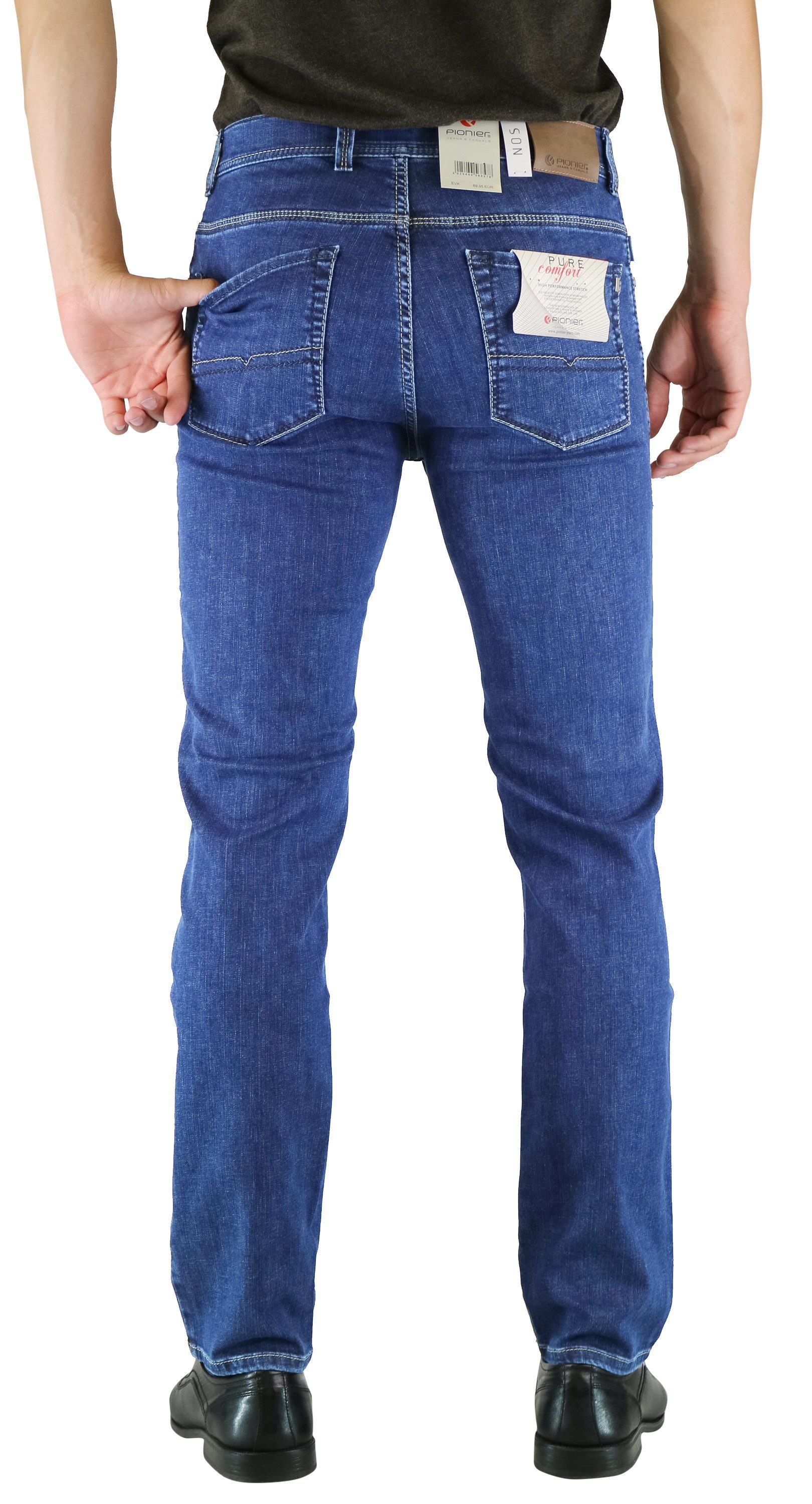 Pionier 5-Pocket-Jeans PIONIER THOMAS dark indigo used 2079 6100.145