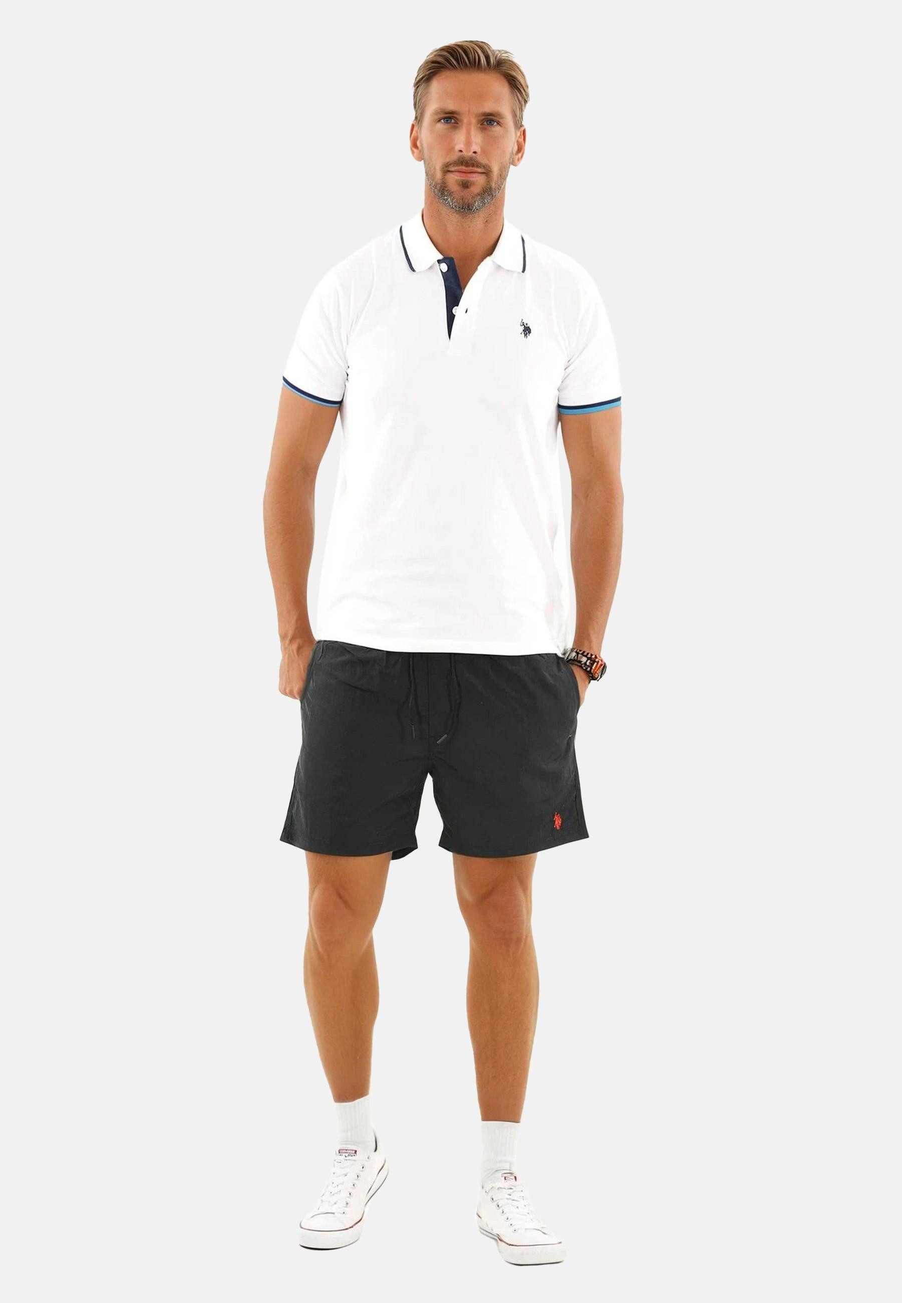 U.S. Polo Assn. Badeshorts Schwimmshorts USKyrk – Herren Badeshorts mit elastischem Bund Leichtes Nylon, schnell trocknend und mit Netzfutter