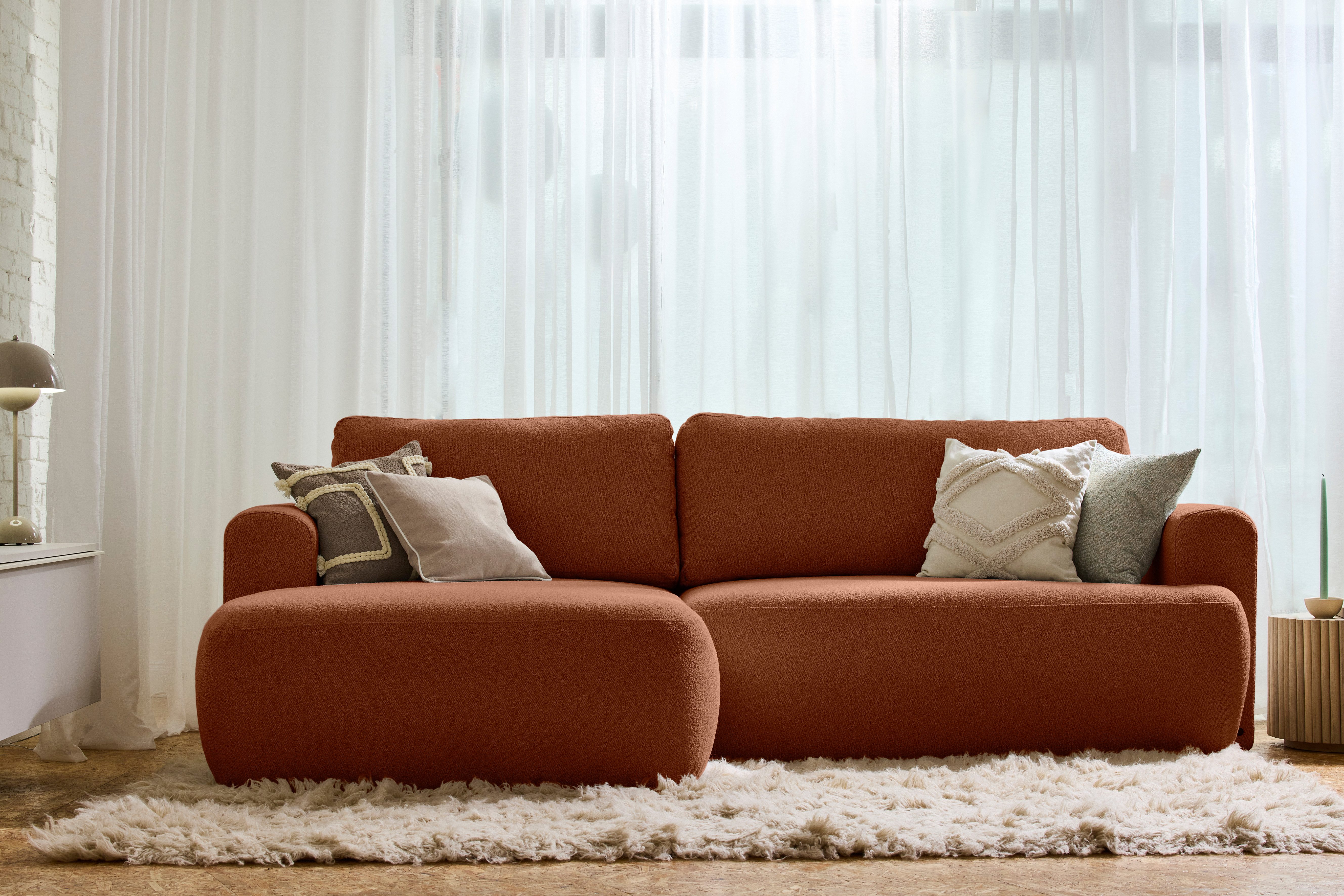 TOM TAILOR HOME Ecksofa SO SOFT – klare, organische Form und ausgewogener Sitzkomfort, 257 x 170 cm, wahlweise mit Schlaffunktion