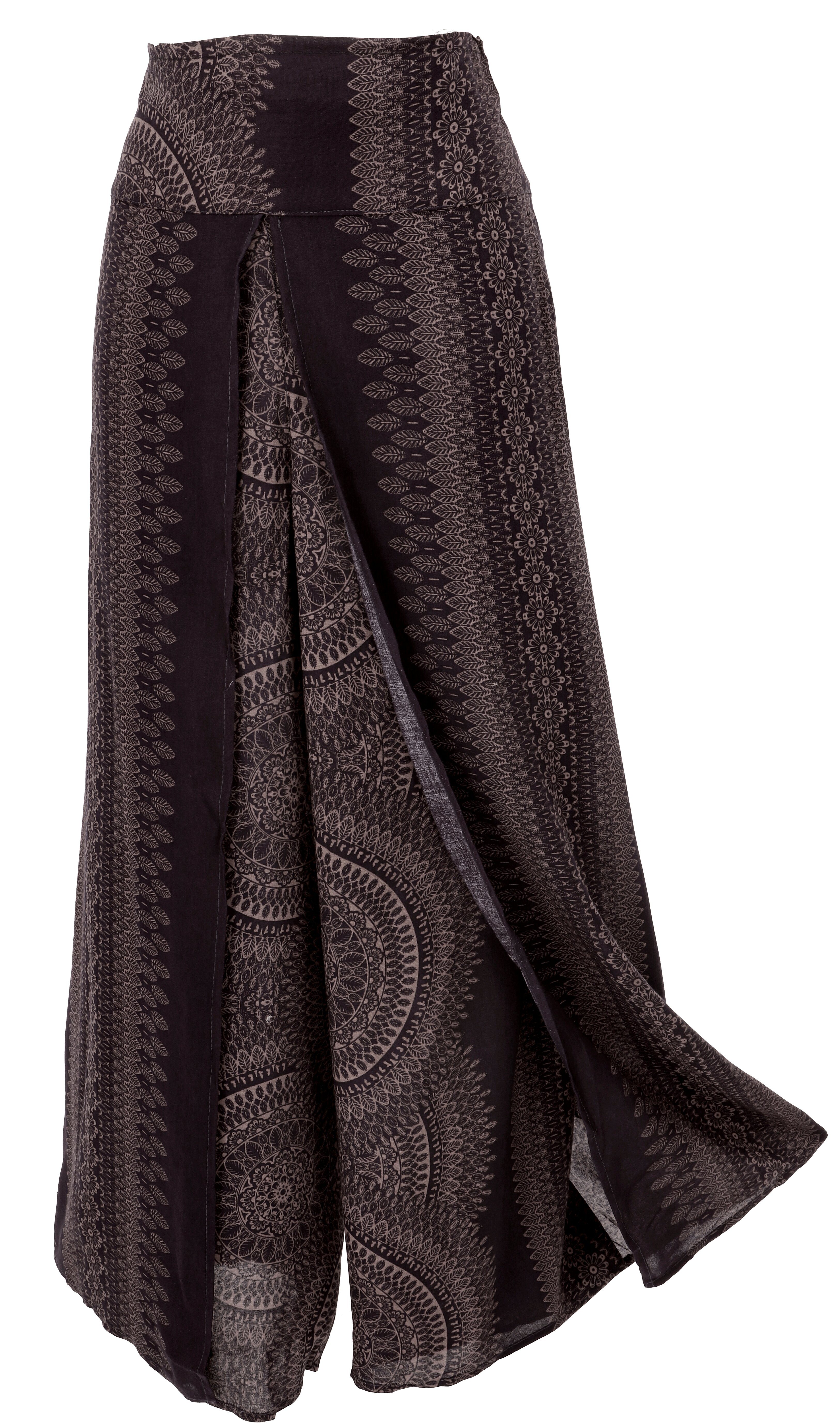 Guru-Shop Relaxhose Palazzohose, offene Boho Sommerhose, Hosenrock.. altern günstig online kaufen