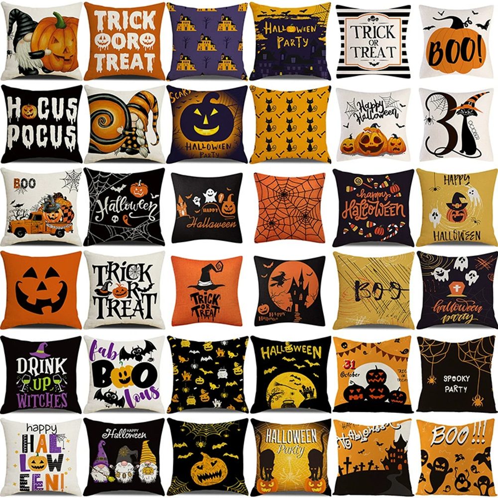 CLTYQ Kissenbezug Halloween Kissenbezüge Set mit günstig online kaufen