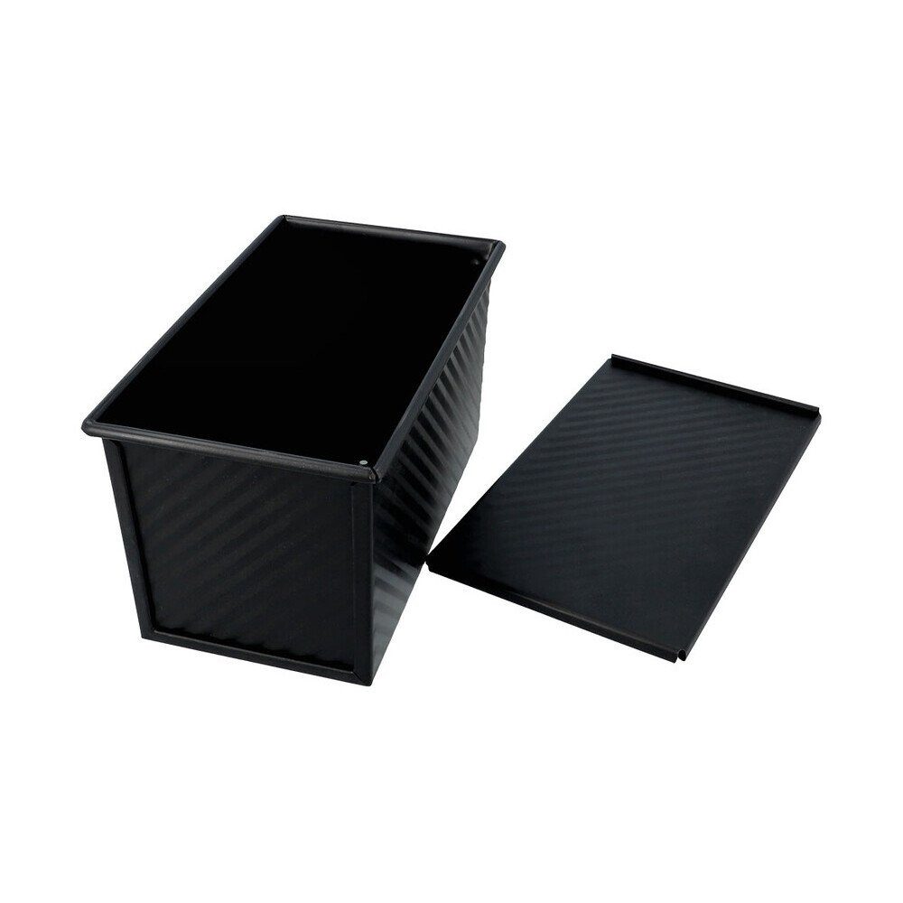 RBV Birkmann Brotbackform Toastbrot Backform 21cm mit Deckel schwarz Bread Buddies