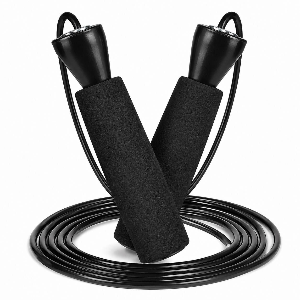 BAYLI Kurzhantel 2er Set - Springseil 280 cm Fitness Seilspringen für Erwachsene –