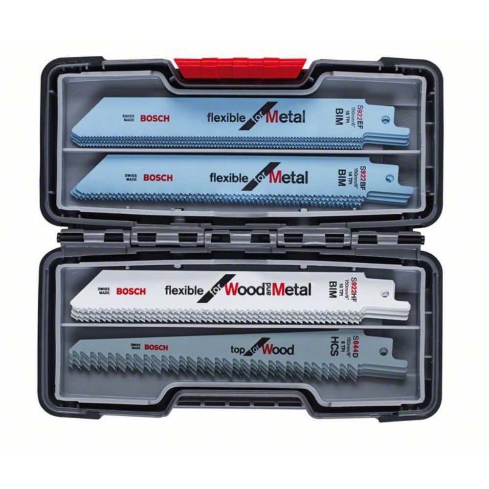 BOSCH Elektrowerkzeug-Set Bosch SSB ToughBox Sägeblatt für Holz und Metall.