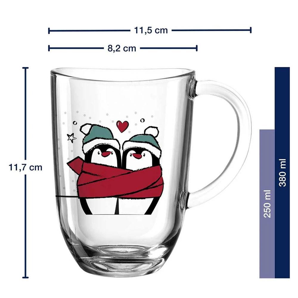 LEONARDO Geschirr Leonardo Tasse hitzebeständiges Glas günstig online kaufen