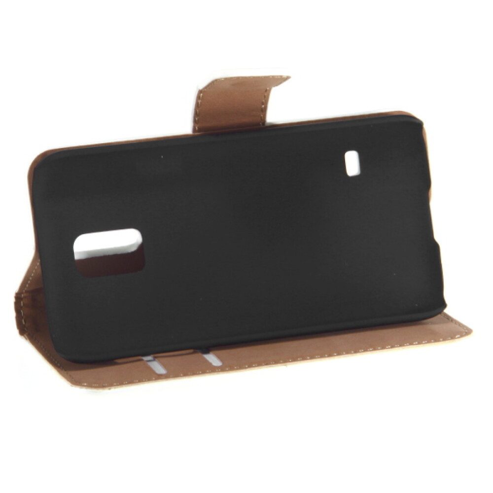 Handytasche Lederhülle Handyhülle für Samsung Galaxy S5 mini Weiß Tasche Schutz (Book Cover)