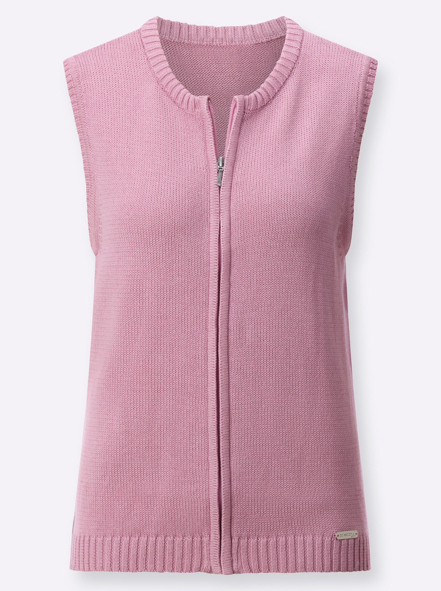 Witt Strickjacke Strickweste Ärmellos Jersey