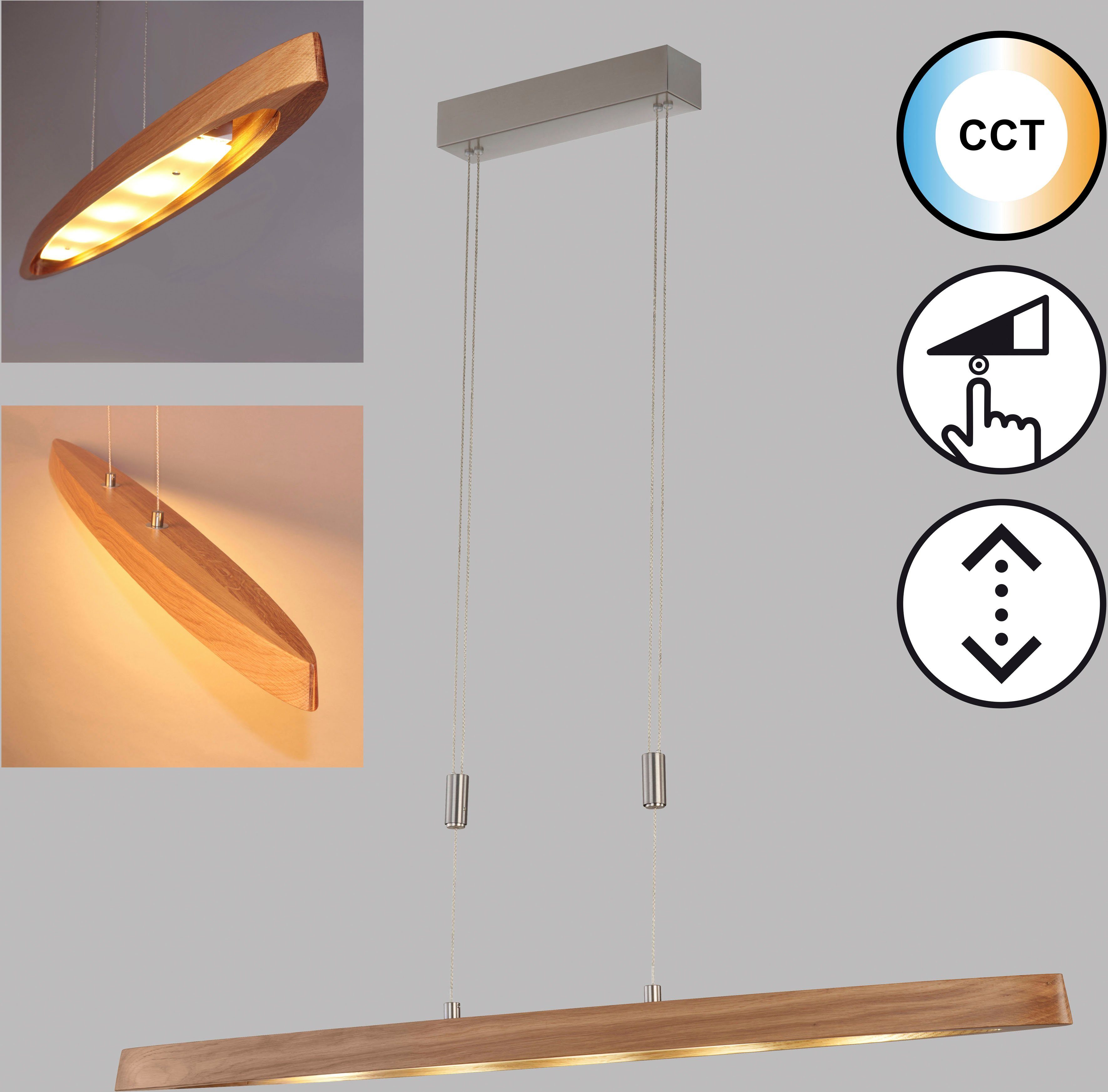 FISCHER & HONSEL Pendelleuchte integriert, langlebige LED fest Shine-Wood, LED