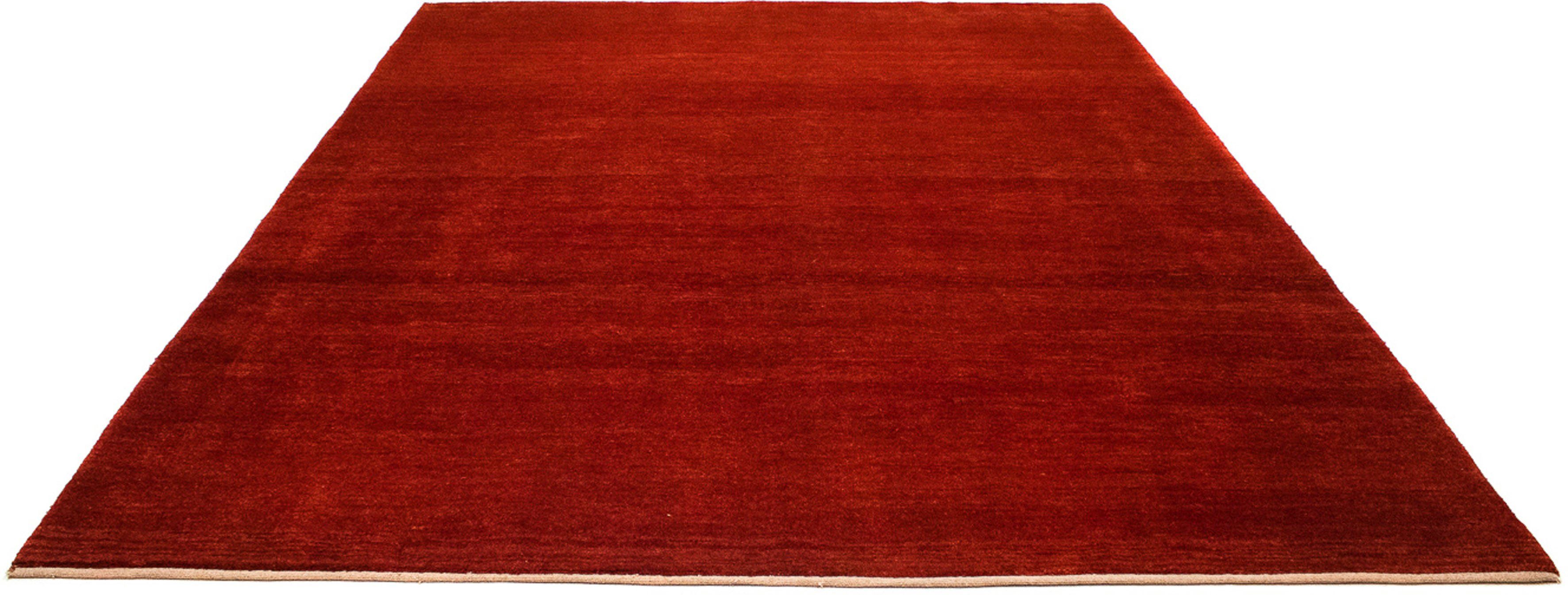 Wollteppich Gabbeh - Perser - 320 x 245 cm - dunkelrot, morgenland, rechteckig, Höhe: 18 mm, Wohnzimmer, Handgeknüpft, Einzelstück mit Zertifikat