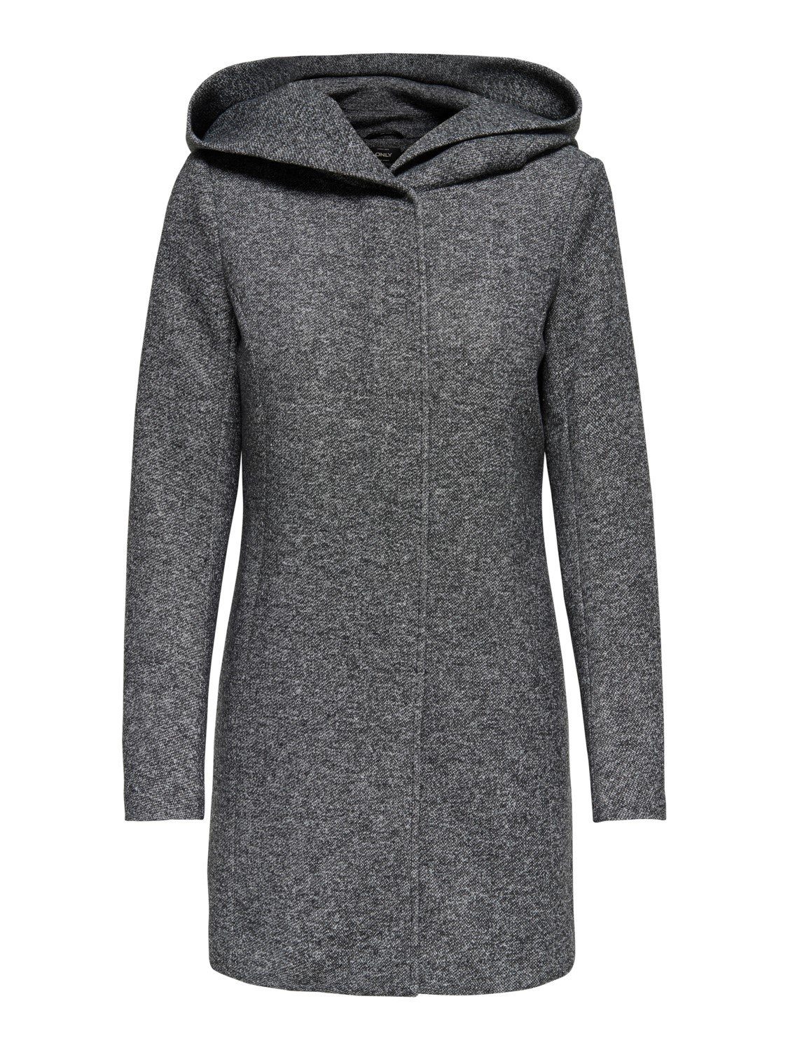 ONLY Kurzmantel ONLY Damen klassischer Mantel OnlSedona Coat Übergangs-Jacke Kapuze