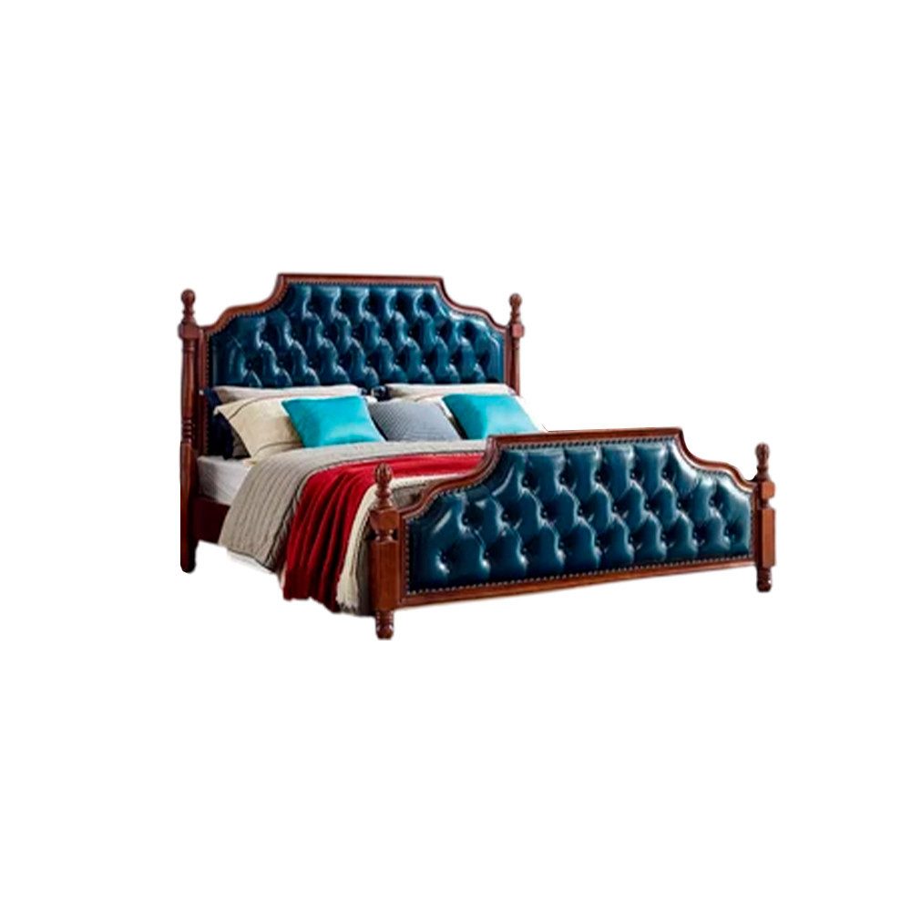Bett Chesterfield Doppelbett Premium Schlafraum Holzgestell Polsterung