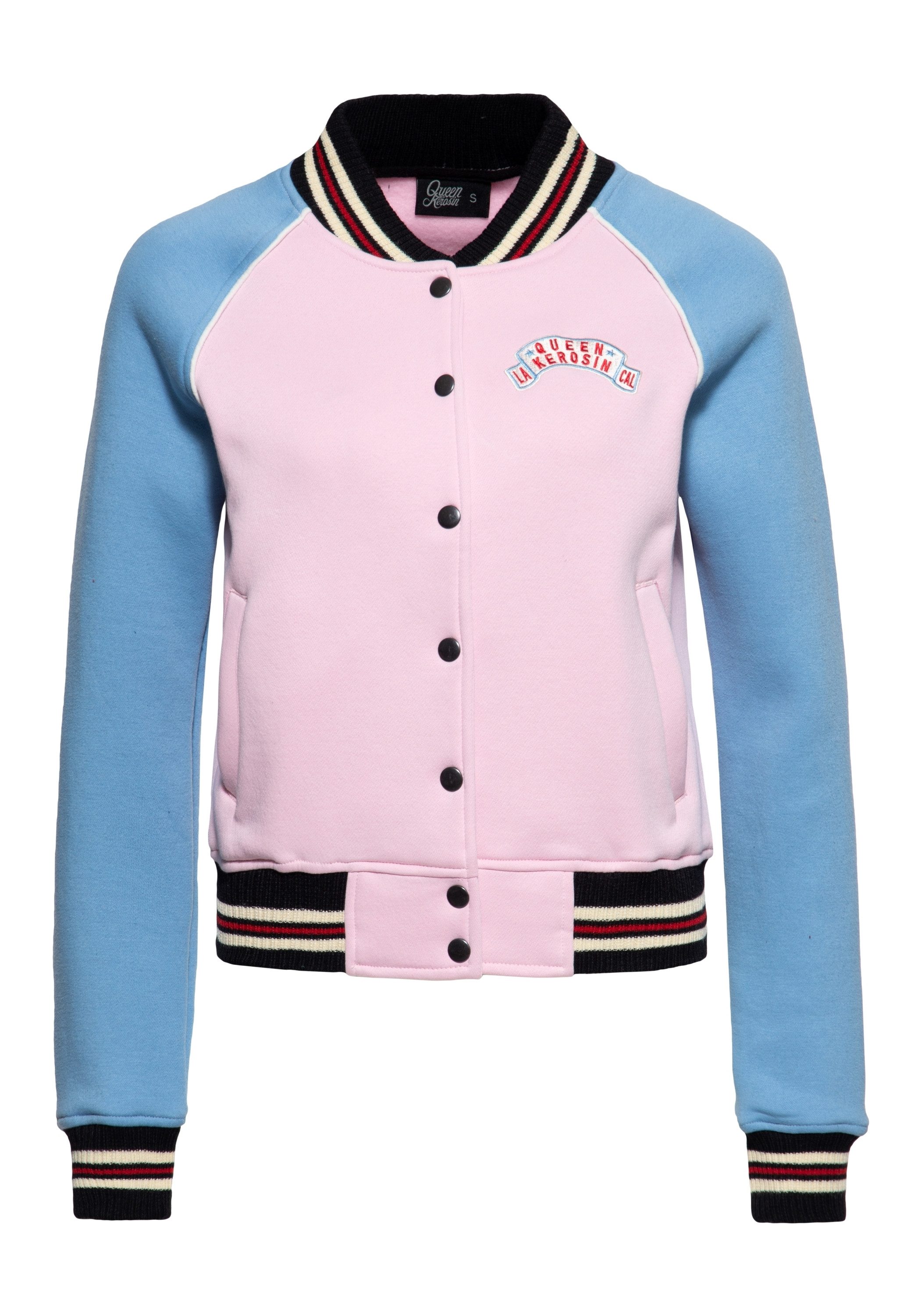 QueenKerosin Collegejacke Queen of Liberty (1-St) mit großer Rückenstickere günstig online kaufen