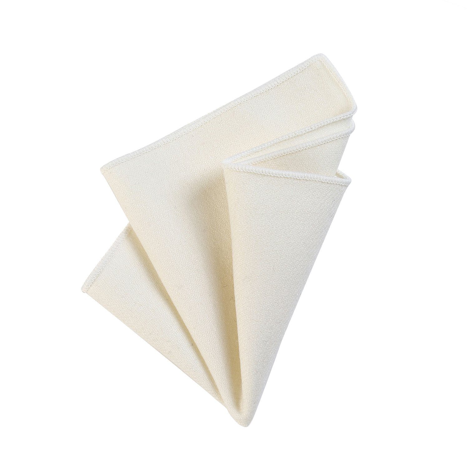 DonDon Fliege Schleife und Einstecktuch aus Baumwolle (Packung, 2-St., 1x Herrenfliege und 1x Einstecktuch) bereits gebunden, Tweed-Look, 2er Set