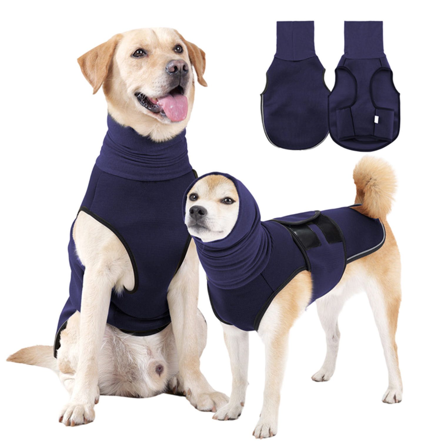 Hundejacke Hunde Angstjacke Hundemantel Reflektierende Hundekleidung