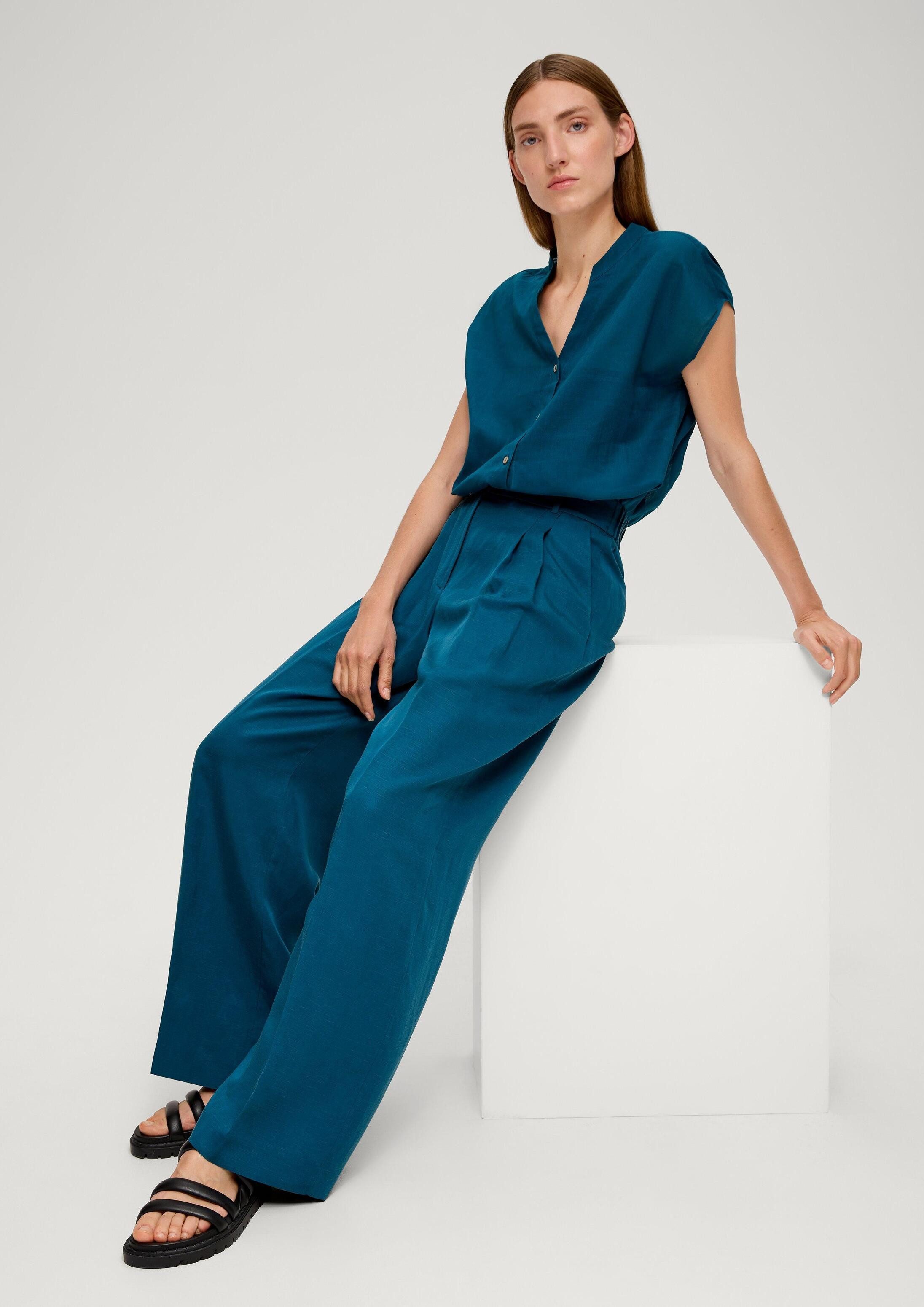 s.Oliver Chinos Hose Regular: Hose mit Bundfalten