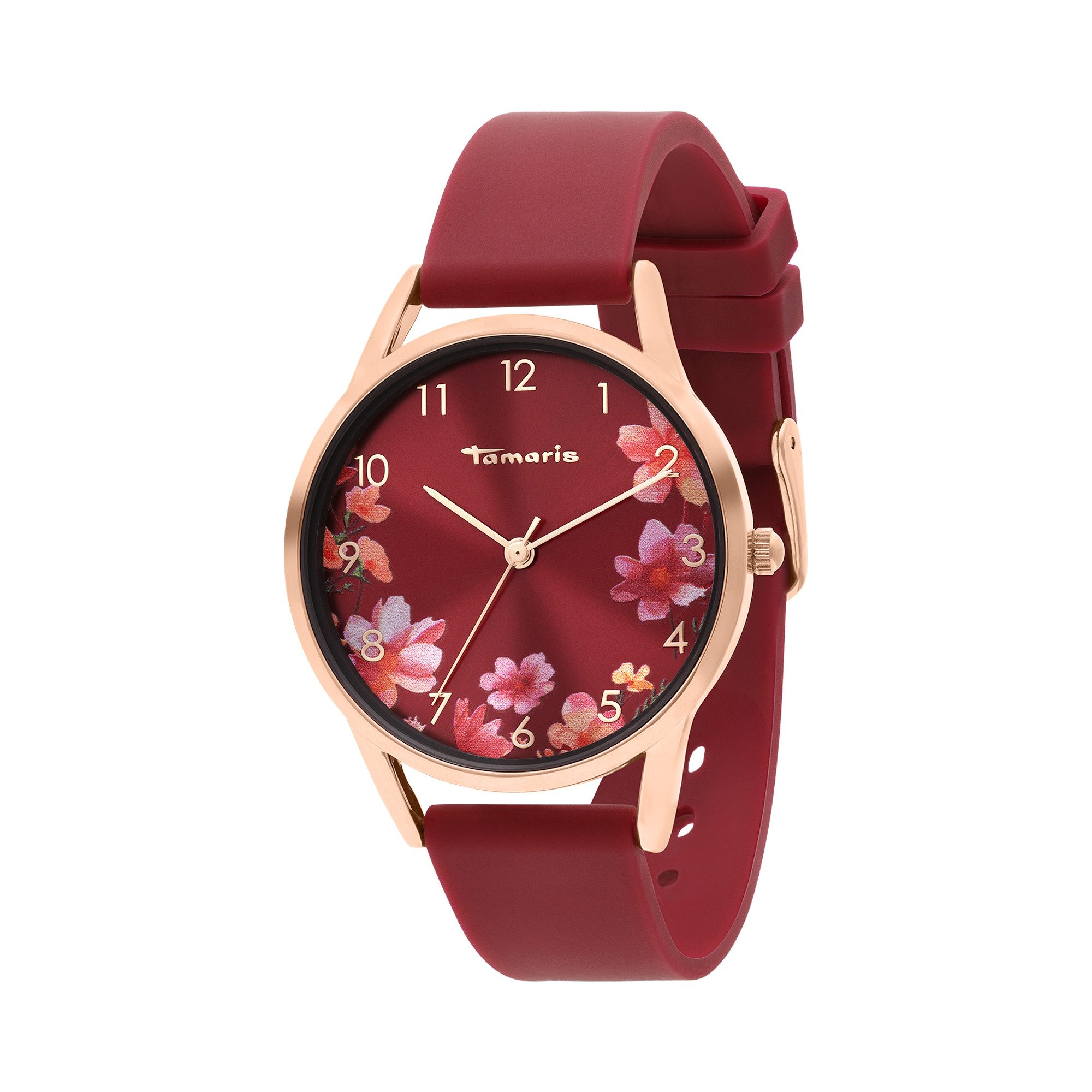 Tamaris Quarzuhr TT-0210-PQ, Armbanduhr, Damenuhr, Silikonarmband, günstig online kaufen