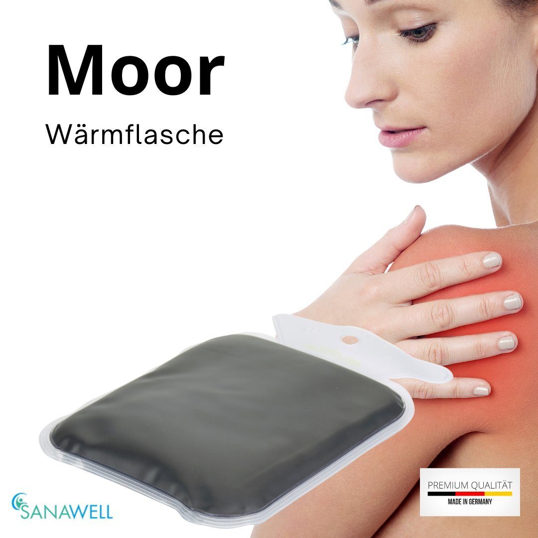 Medosan Wärmekissen Wärmflasche mit Naturmoor, auch als Kältekissen verwendbar