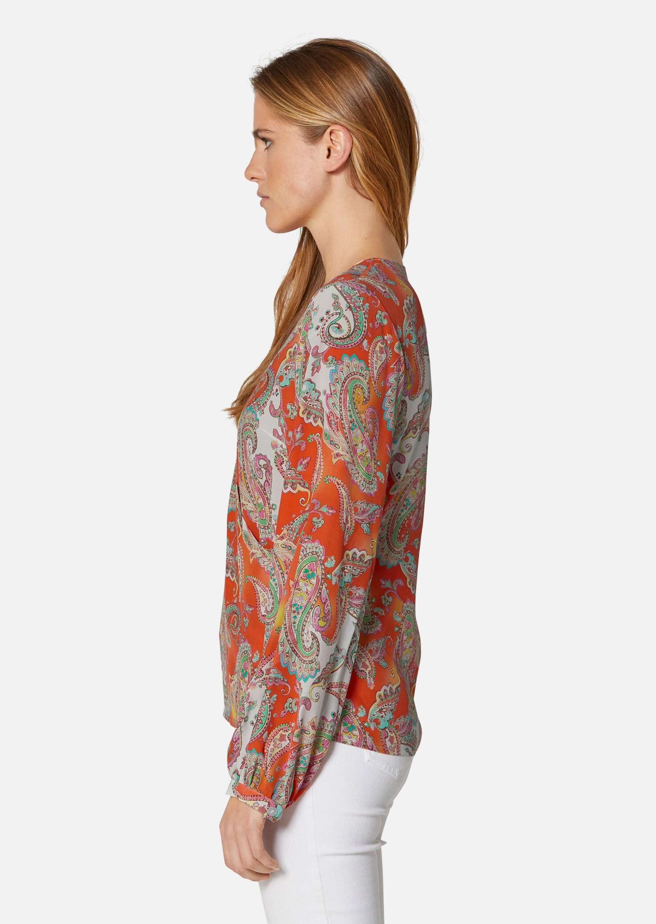 MADELEINE Langarmbluse Bluse mit Paisleymuster