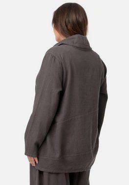 Kekoo Tunikashirt Cord Tunika Shirt A-Linie aus 100% Baumwolle 'Cordelia'