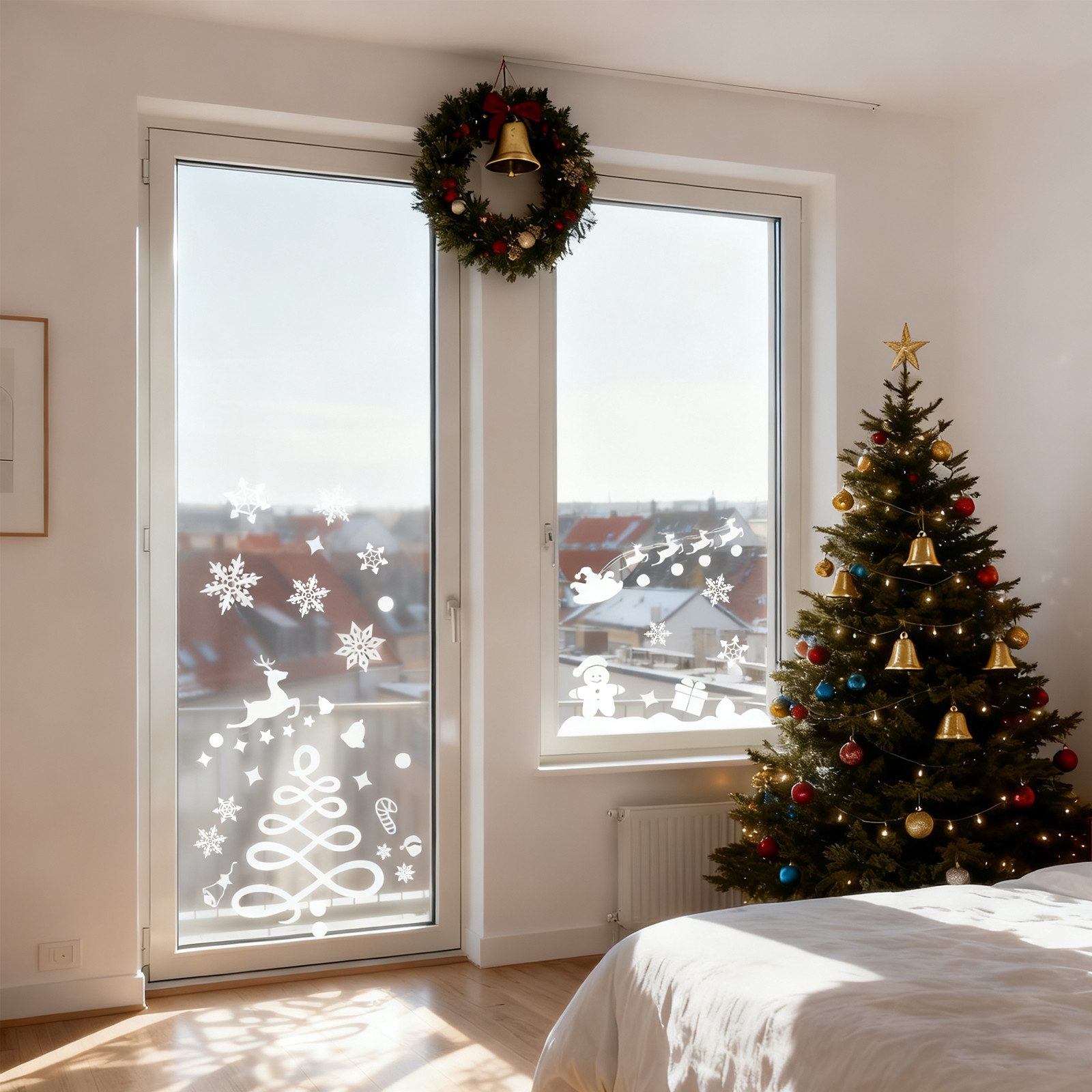 Salcar Fensterbild 153 Stk. Fensterbilder Weihnachten günstig online kaufen