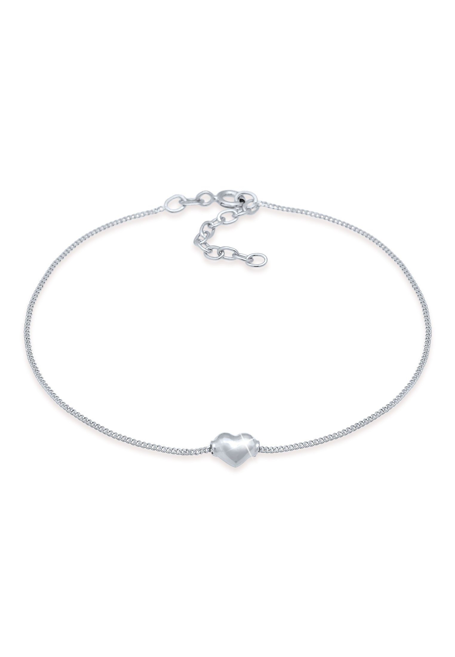 Fußkette Kinder Herz Liebe Sommer 925 Silber