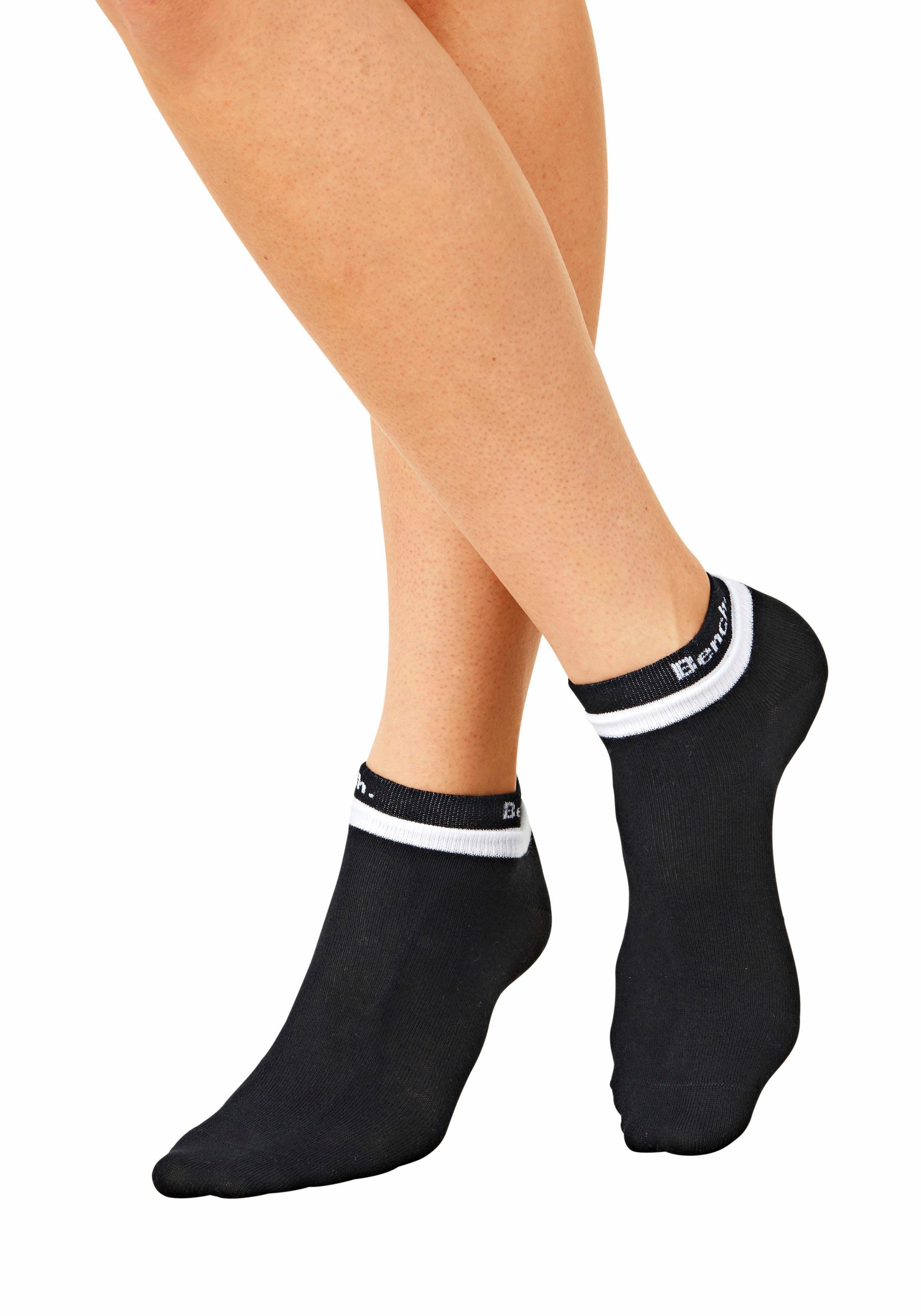 Bench. Kurzsocken Damen Sport und Freizeitsocken (Packung, 6-Paar, Gr. 35-38 bis 39-42) mit doppelten Bündchen – Bild 2 von 5