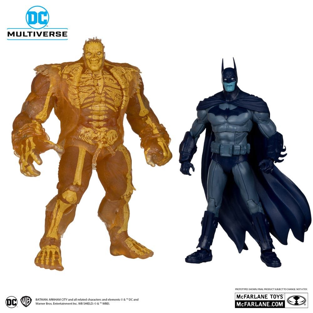 Actionfigur Arham City DC Multiverse 2er-Pack Batman & Solomon Grundy (Gold Label)