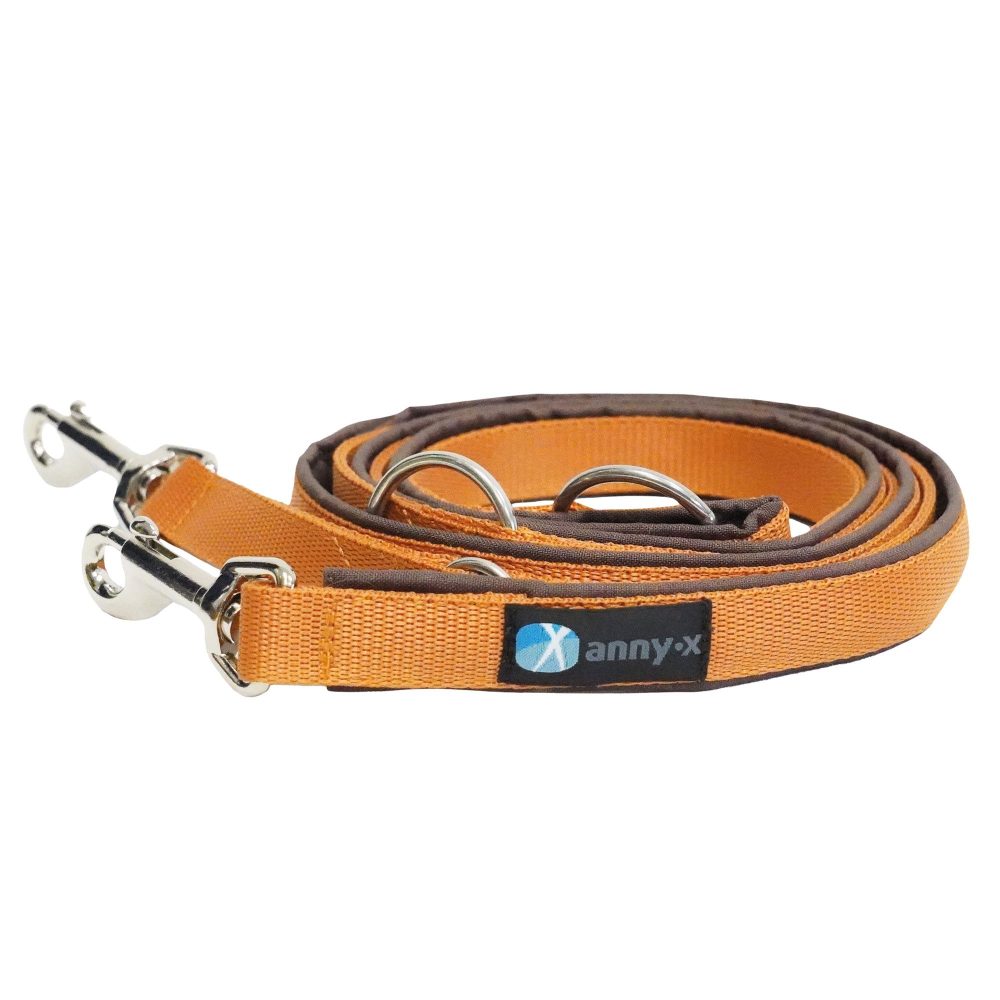 AnnyX Führleine Annyx Führleine Classic Bolt Fun 4fach verstellbar, Nylon (1-tlg), Aus abriebfesten Materialien