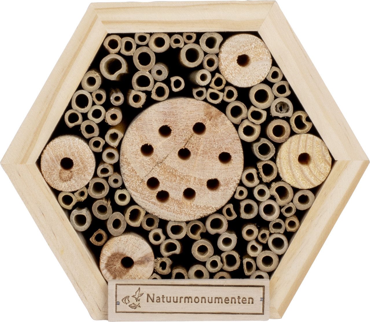 Wildlife Insektenhotel CJ Wildlife Insektenhotel Hexagon natur 16 x 8 x