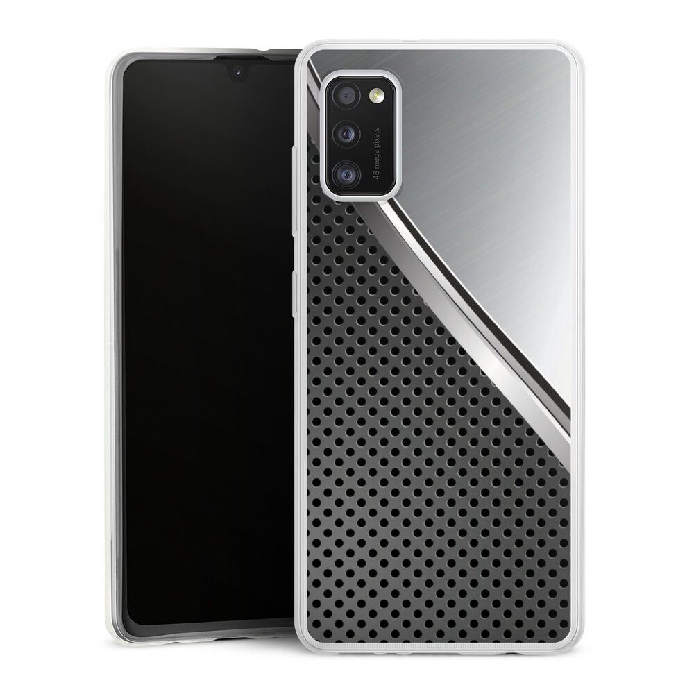 Handyhülle Carbon Stahl Metall Duo Metal Surface