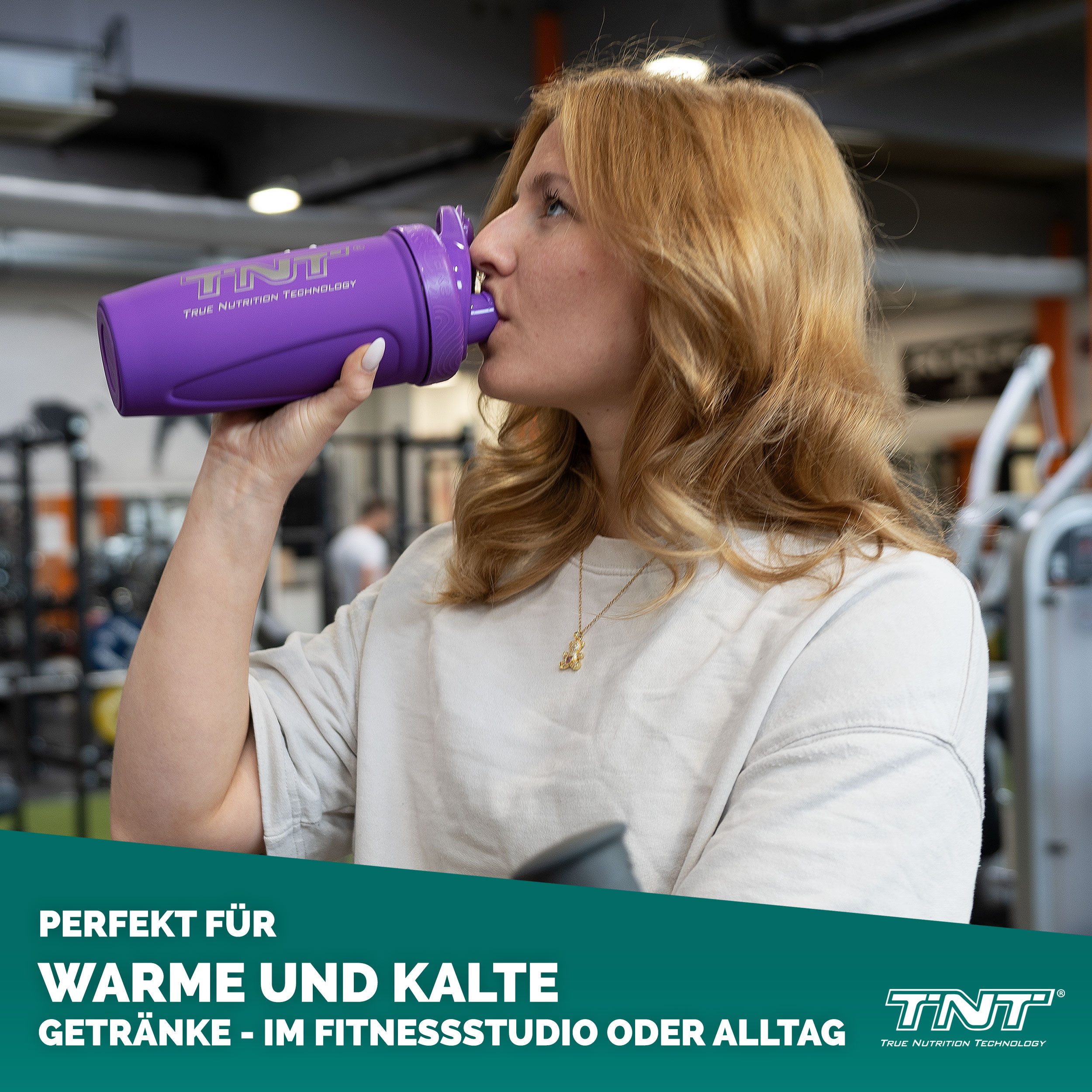 TNT (True Nutrition Technology) Protein Shaker Smartshake Reforce Stainless Steel