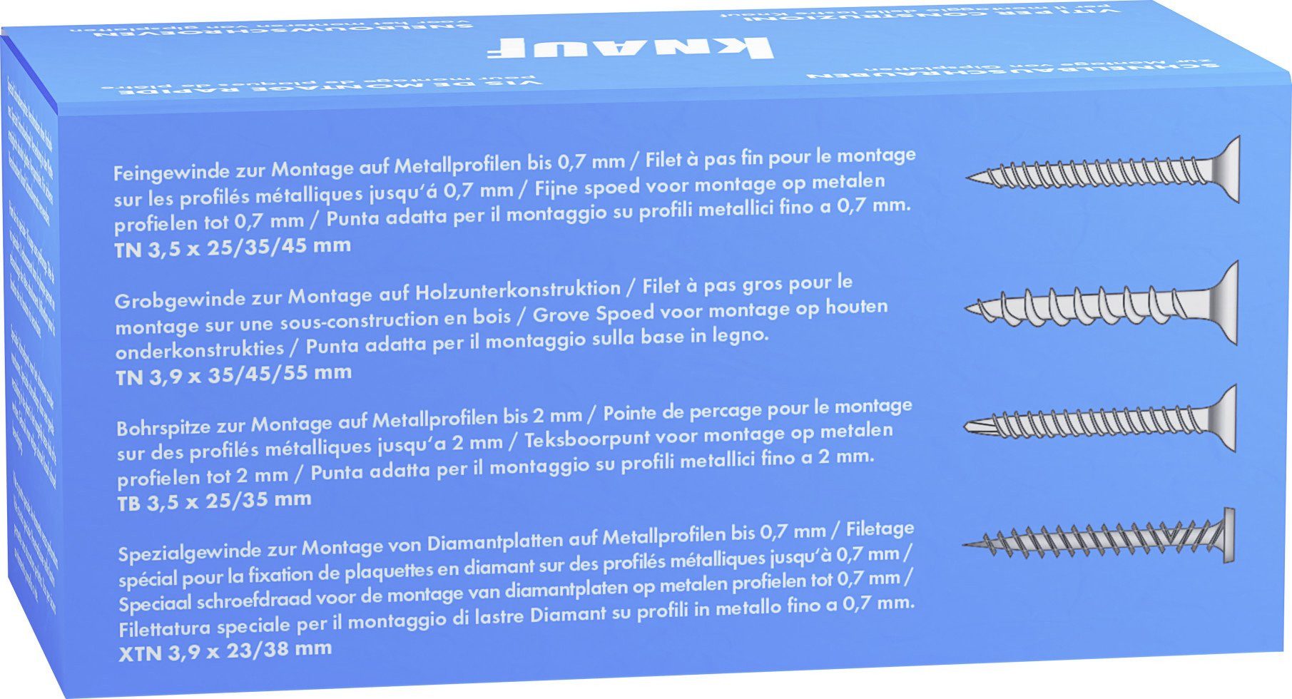 KNAUF Trockenbauschrauber Knauf Schnellbauschrauben 3,5 x günstig online kaufen