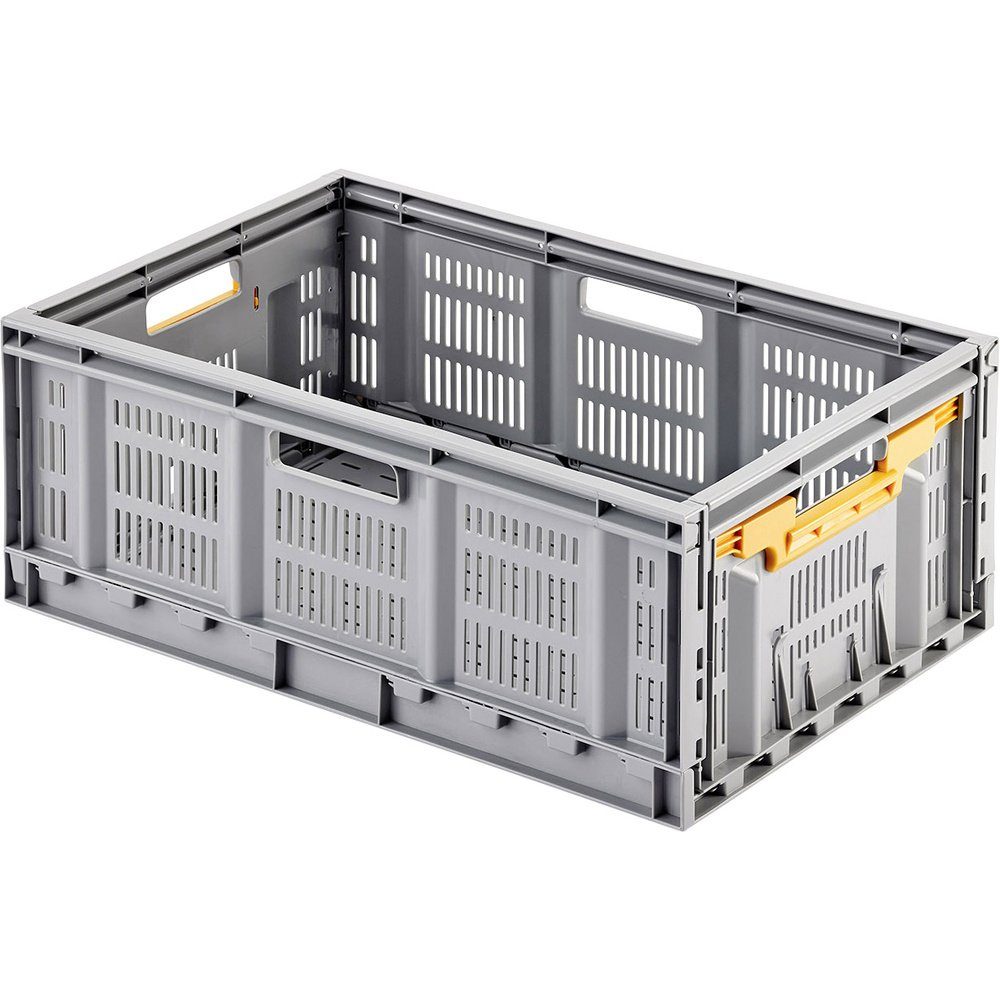 Aufbewahrungsbox Alutec 05120 Klappbox (L x B x H) 400 x 600 x 230 mm Grau 1 St.