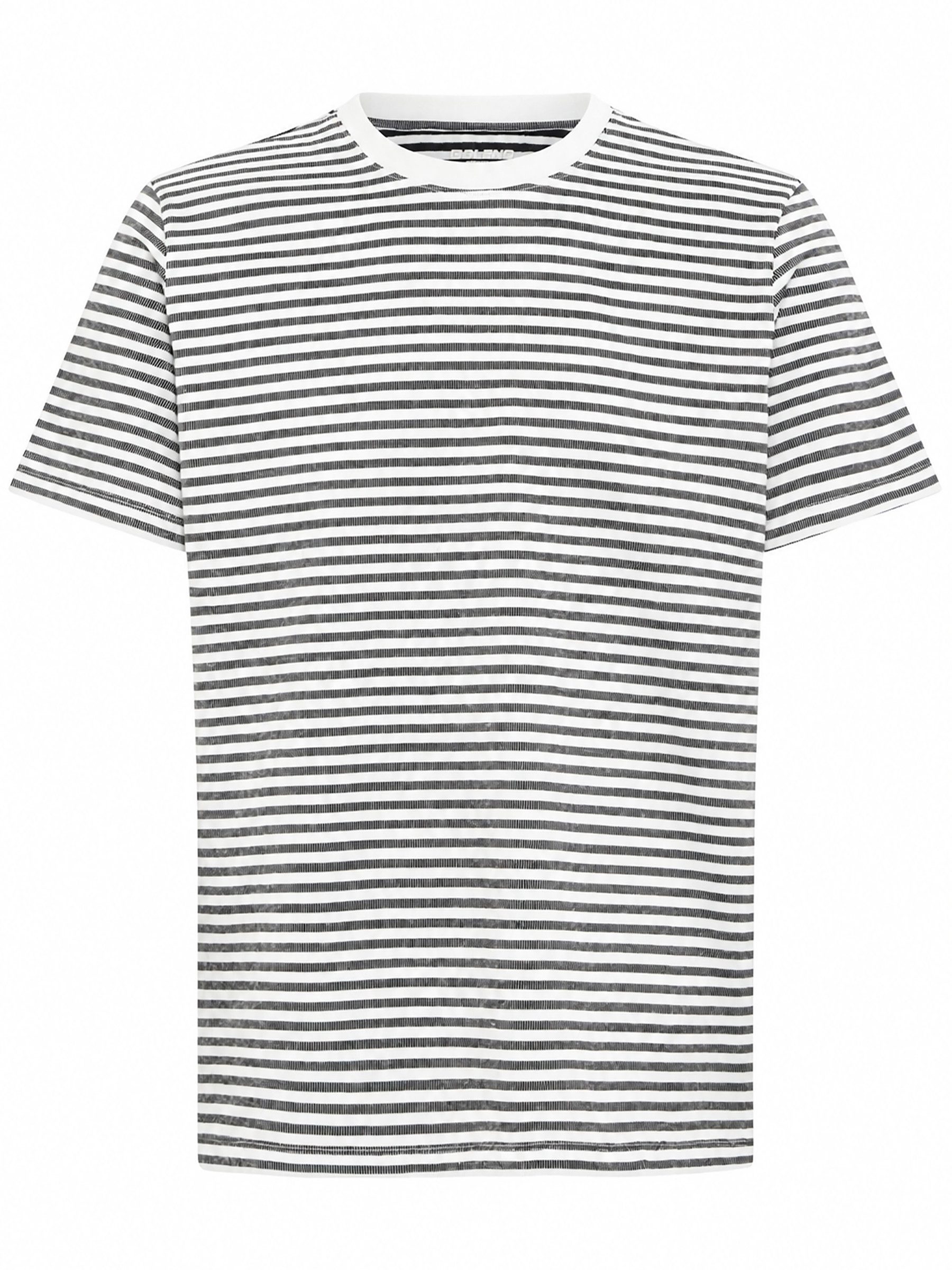 Blend T-Shirt Feines Streifenmuster Rundhalsausschnitt Kurzarm Casual für Herren (1-tlg) BHKADEK STRIPE S/S TEE