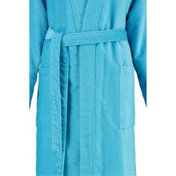 Cawö Damenbademantel 928 Kimono Velours, Kimono, 100% Baumwolle, extraleicht
