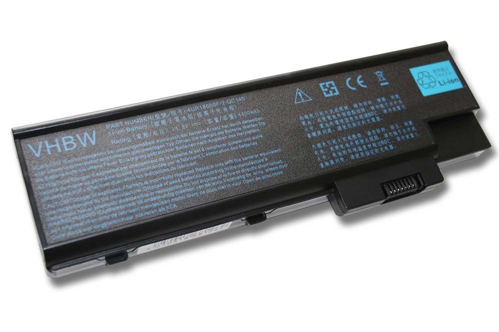 vhbw Ersatz für Acer SQU-401 für Laptop-Akku Li-Ion 4400 mAh (14,8 V)