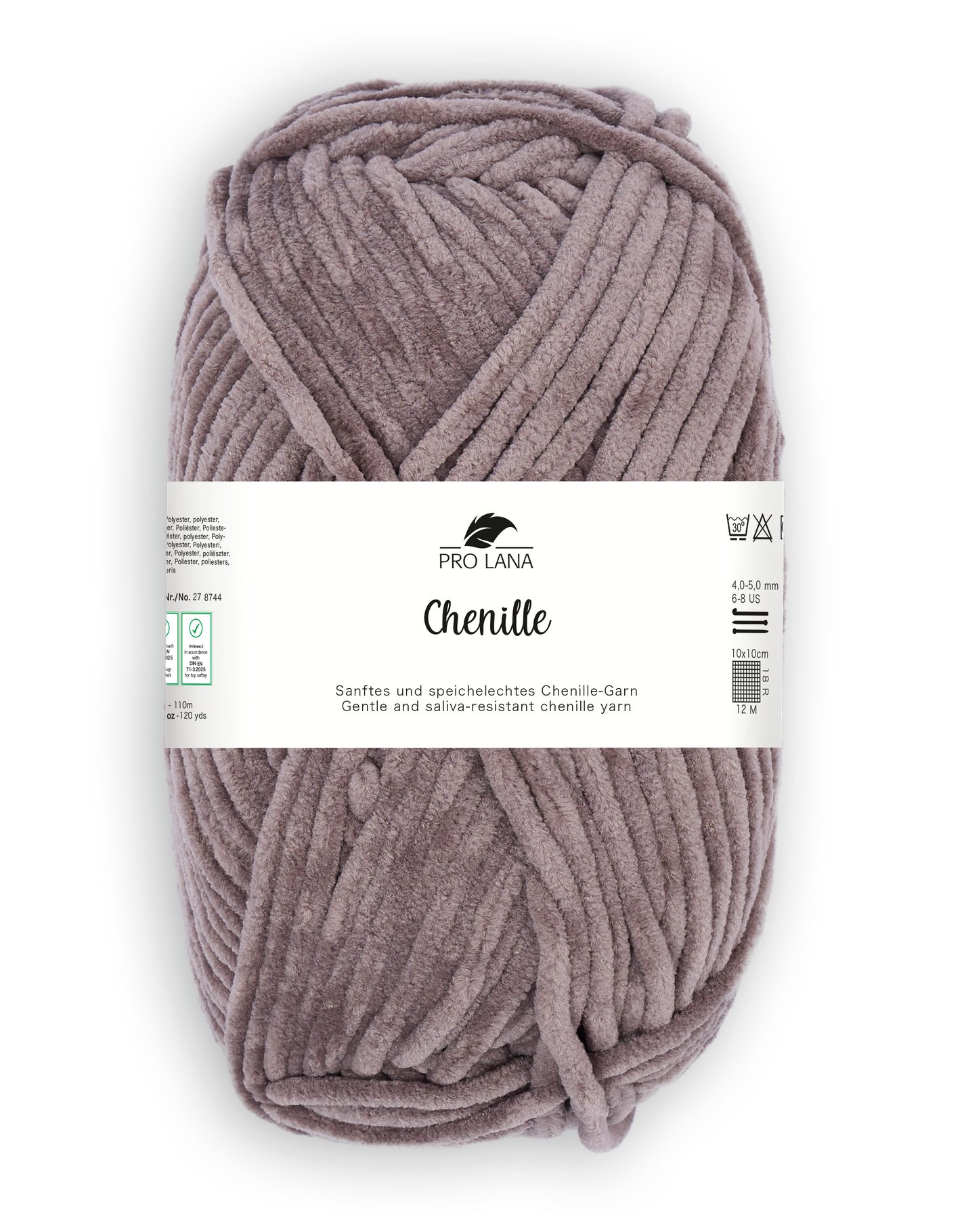 Pro Lana CHENILLE Garn Häkelwolle, 110 m (samtig weiche und stabile Chenille Wolle), 100 g