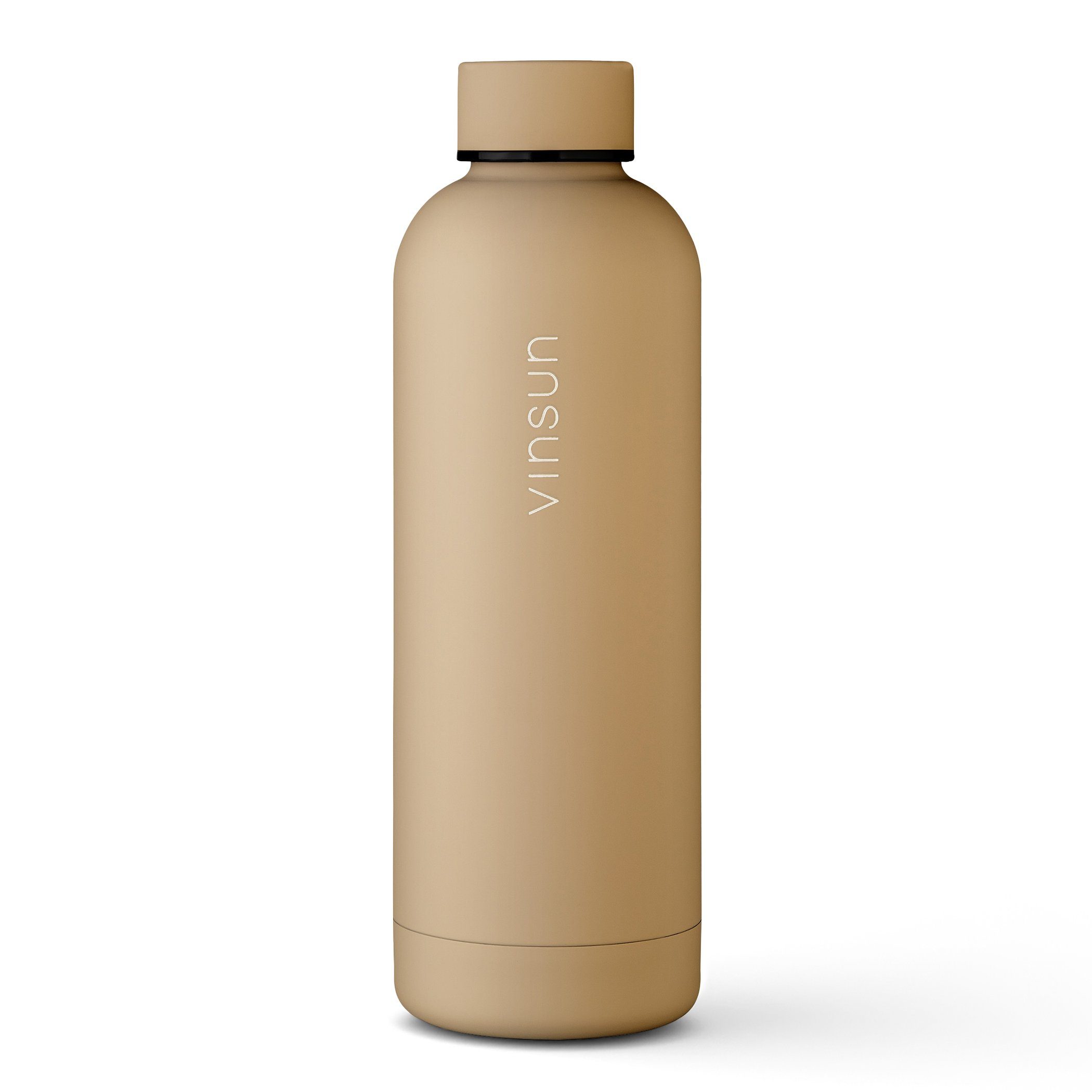 Isolierflasche Edelstahl Flasche 500ml, Thermoflasche Kohlensäure geeignet, BPA frei