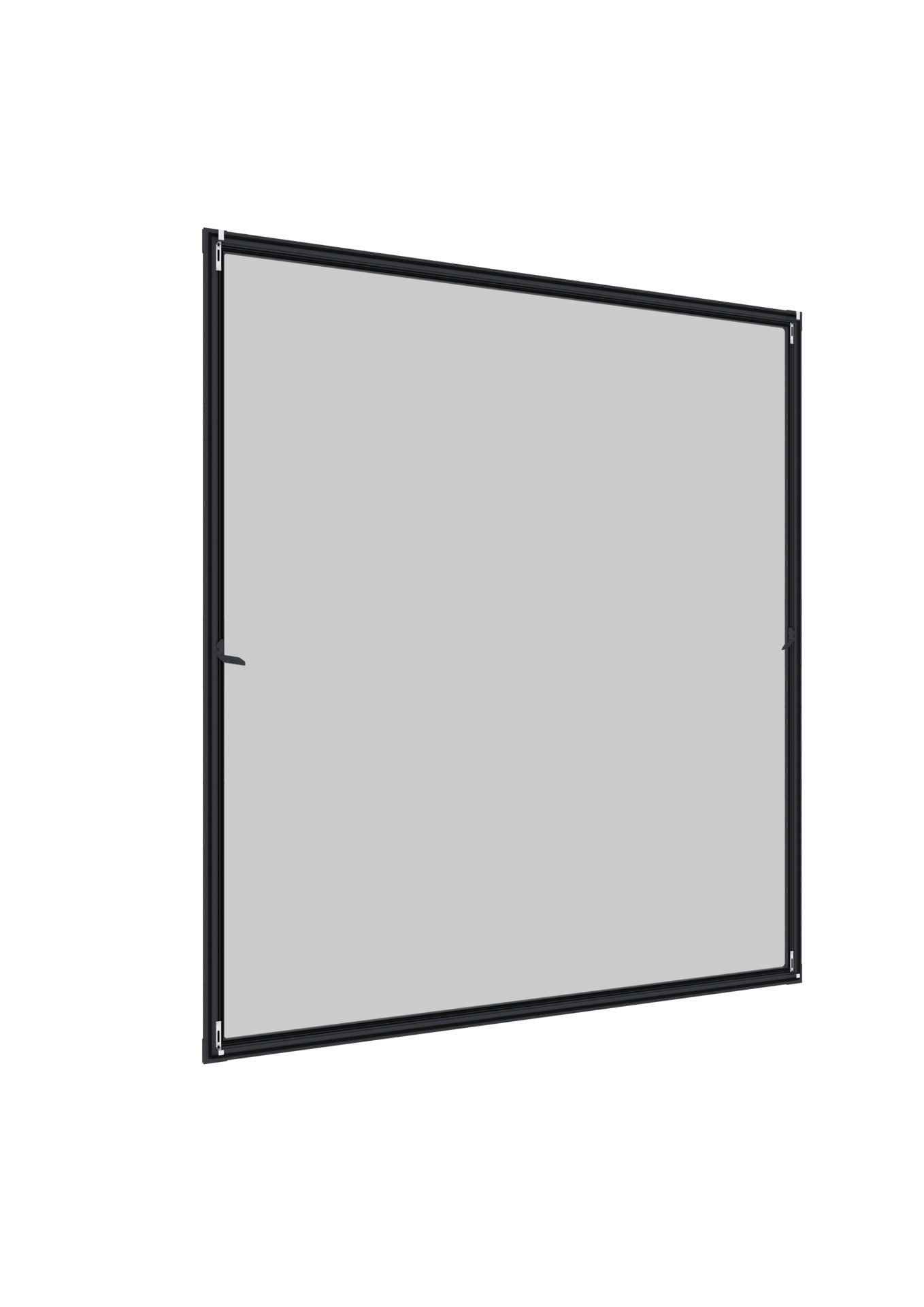 Windhager Insektenschutz-Fensterrahmen Expert aus starkem Fiberglasgewebe, Insektenschutzgitter für Fenster, Fliegengitter in weiß, anthrazit erhältlich, 100x120cm, ohne bohren