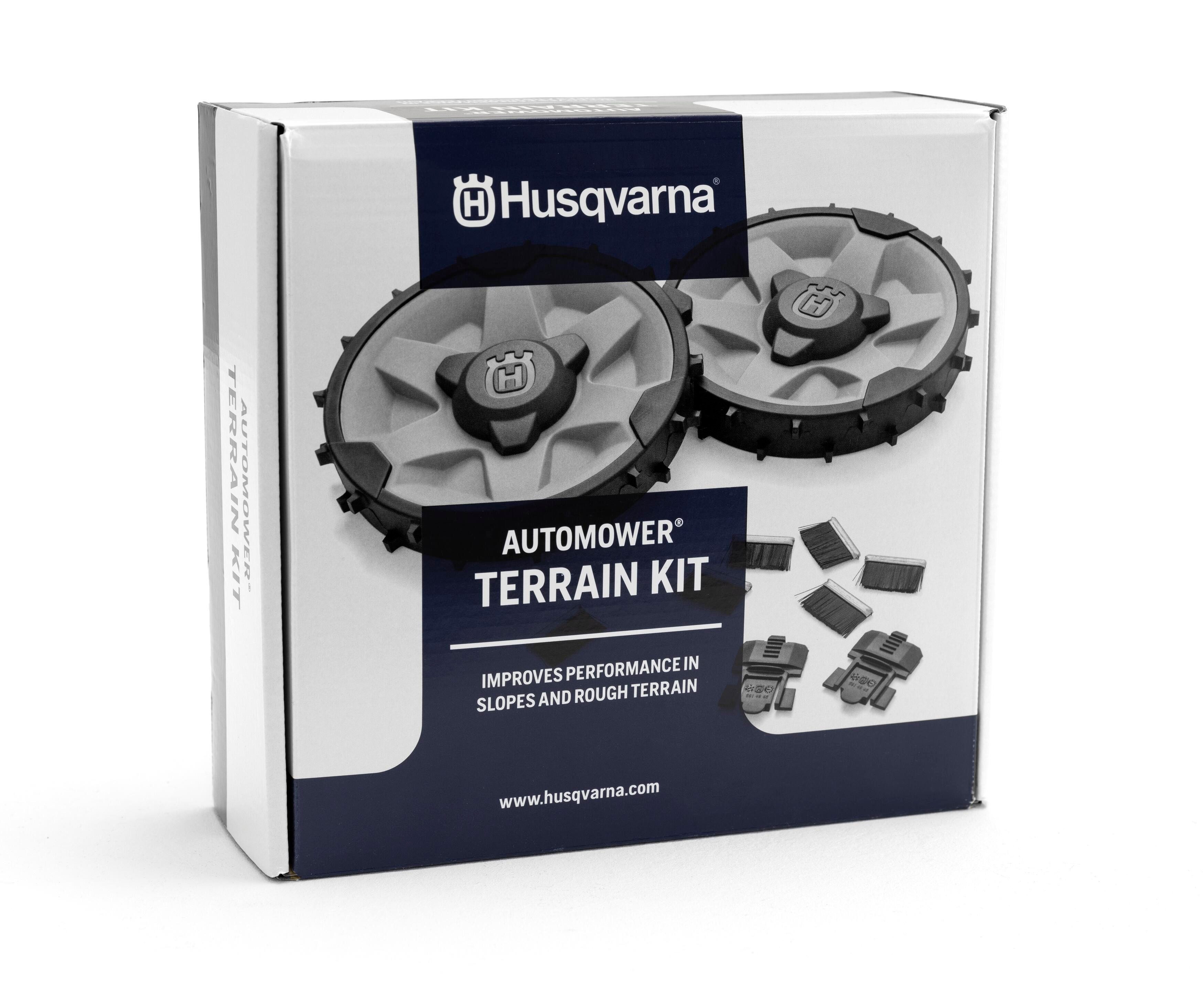 Husqvarna Rasenmähroboter Automower Terrain Kit mit Bürsten, Passend für Automower® 310, 315, 315X, 520 & 550