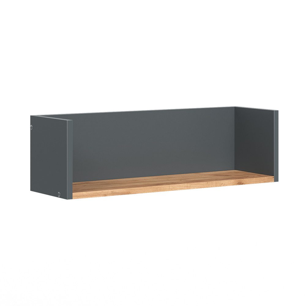 Vicco Bücherregal Viktor, Anthrazit/Goldkraft Eiche, 67.8 günstig online kaufen