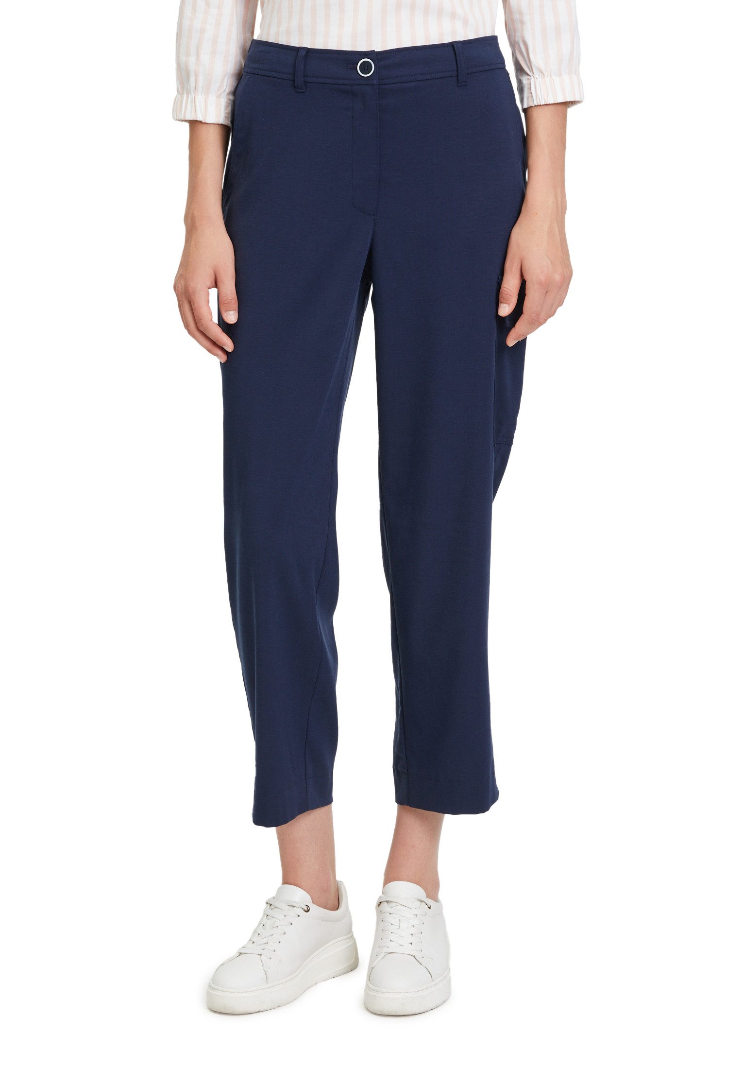 Stoffhose Betty & Co Casual-Hose mit aufgesetzten Taschen