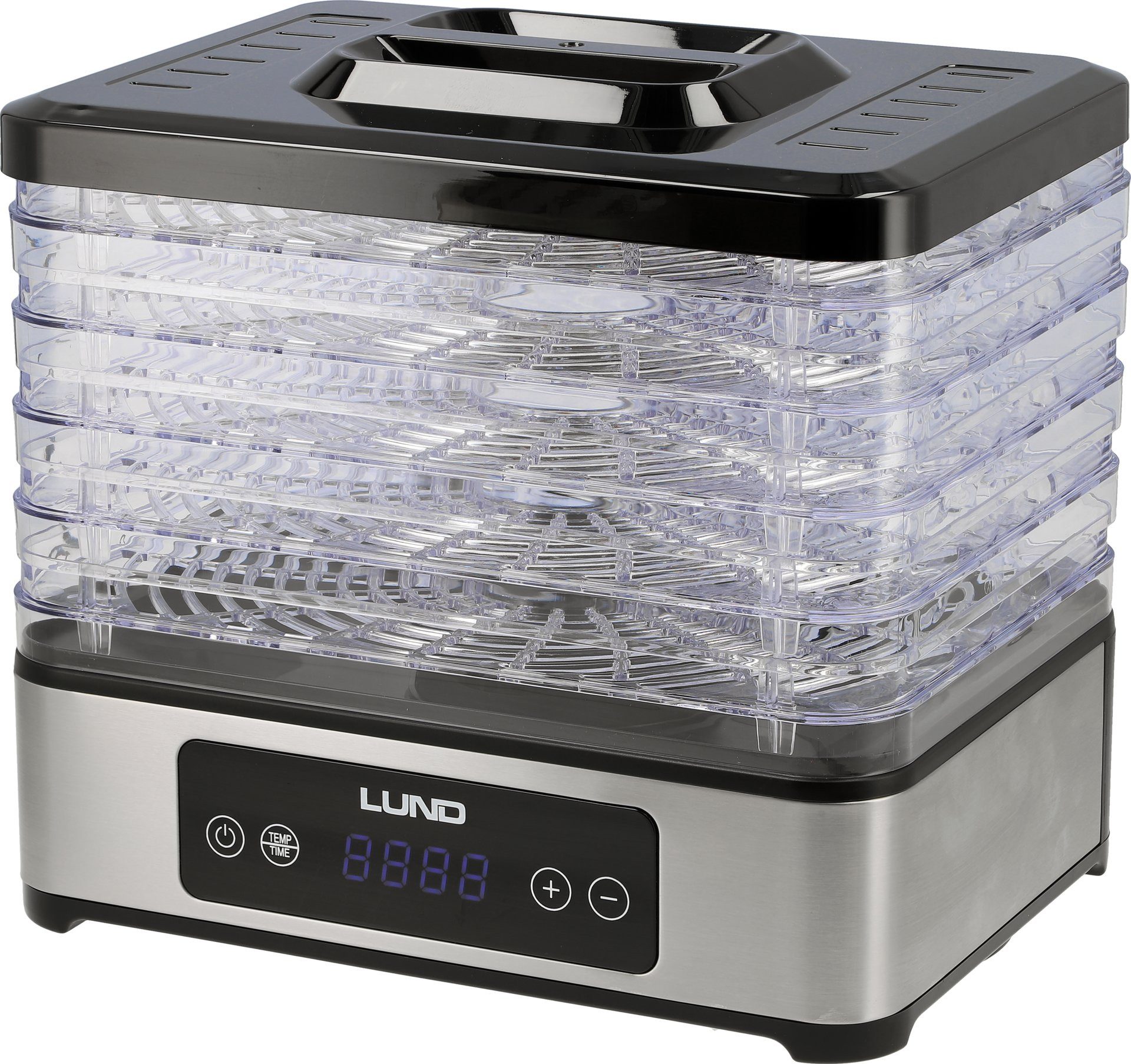 Lund Dörrautomat Lebensmitteltrockner mit 5 Einschüben, 400 W 850 W, Lebensmitteltrockner mit 5 Einschüben, 400 W