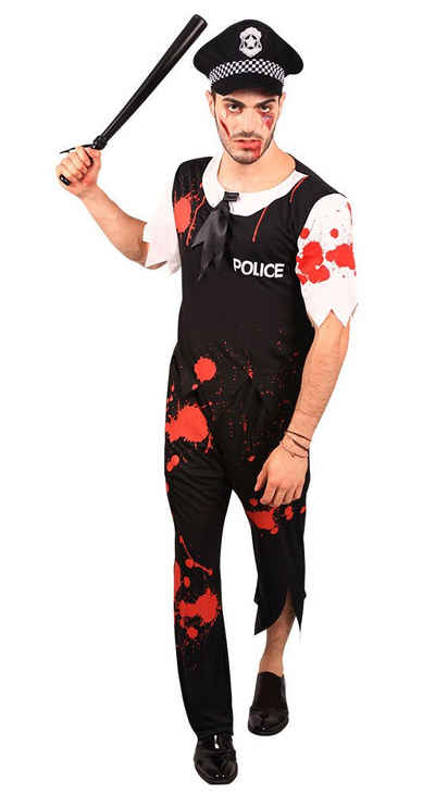 Karneval-Klamotten Zombie-Kostüm Horror Herrenkostüm Polizist Halloween, Männer Kostüm Halloween Karneval