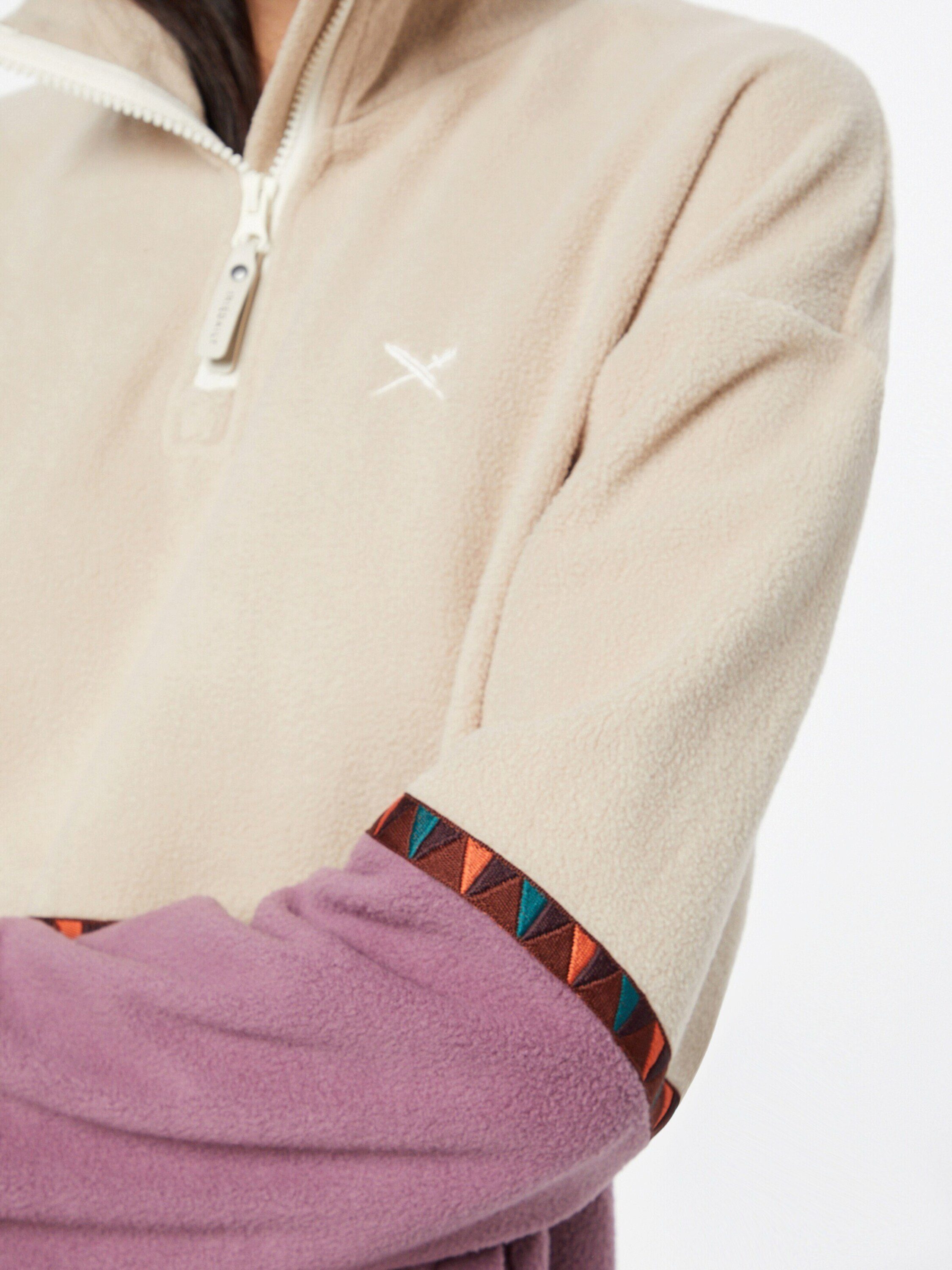 Plain/ohne Holina Detail, iriedaily Weiteres Sweatshirt (1-tlg) Stickerei, Details beige