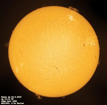Lunt Solarsystems Teleskop LS60MT/B1200R&P Allround ED für Sonne + Sternenhimmel