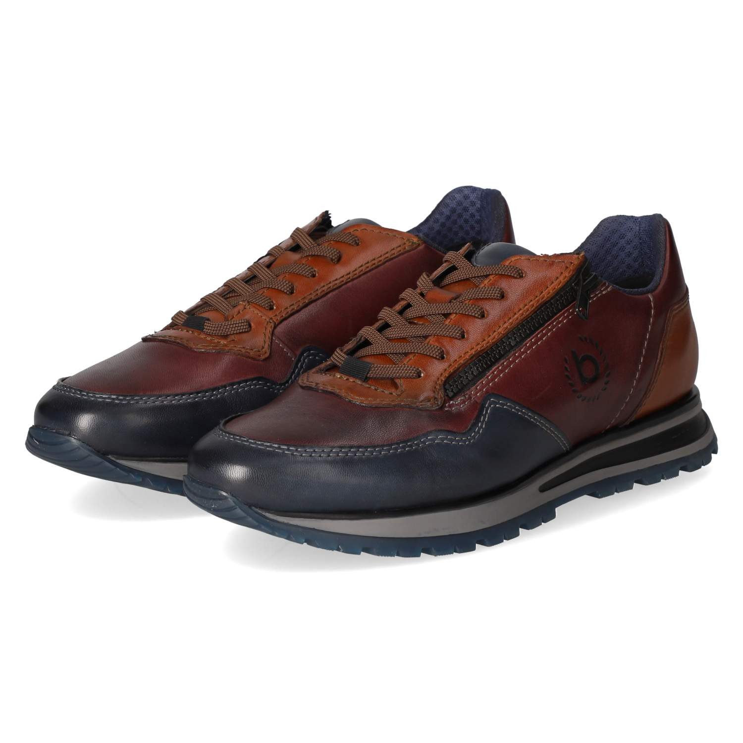 bugatti Bugatti Schnürschuhe 331AG8054141-4135 Herren Glattleder multicolored Schnürschuh